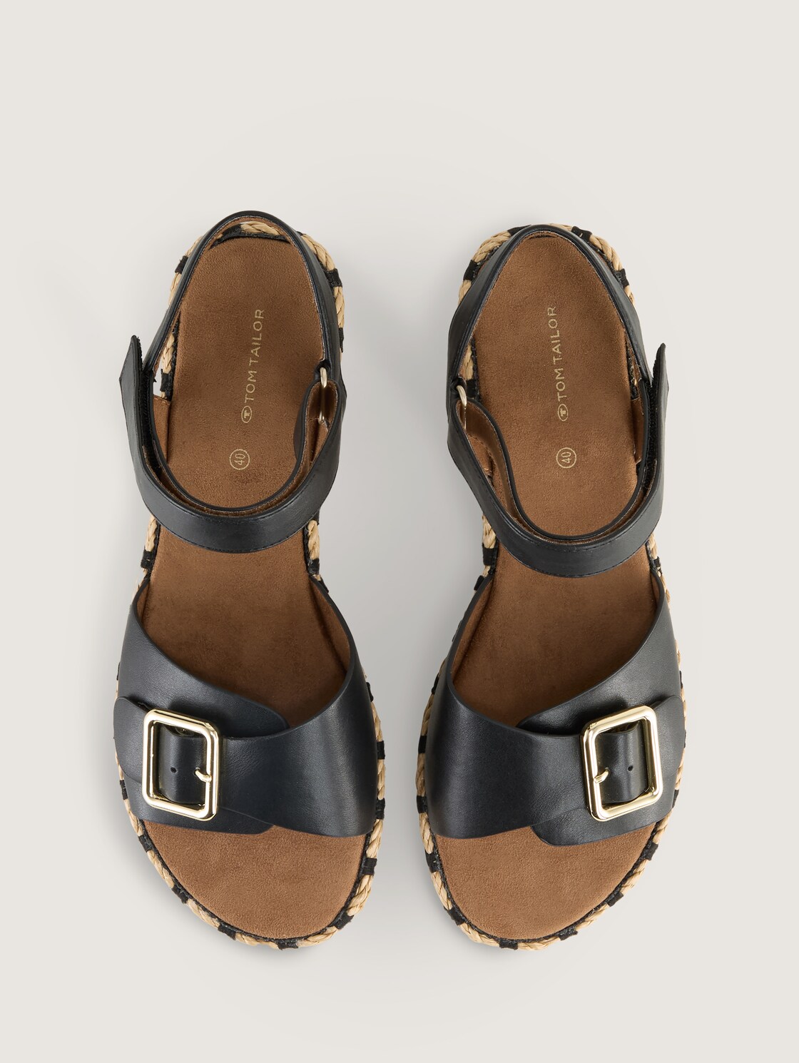 Sandalen mit weicher Sohle - black - Produkt-Ansicht von oben 