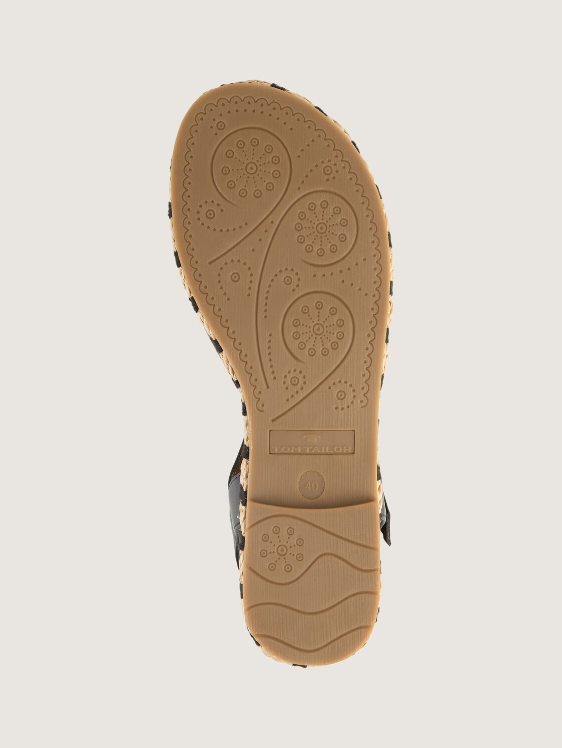 Sandalen mit weicher Sohle - black - Produkt-Ansicht Sohle