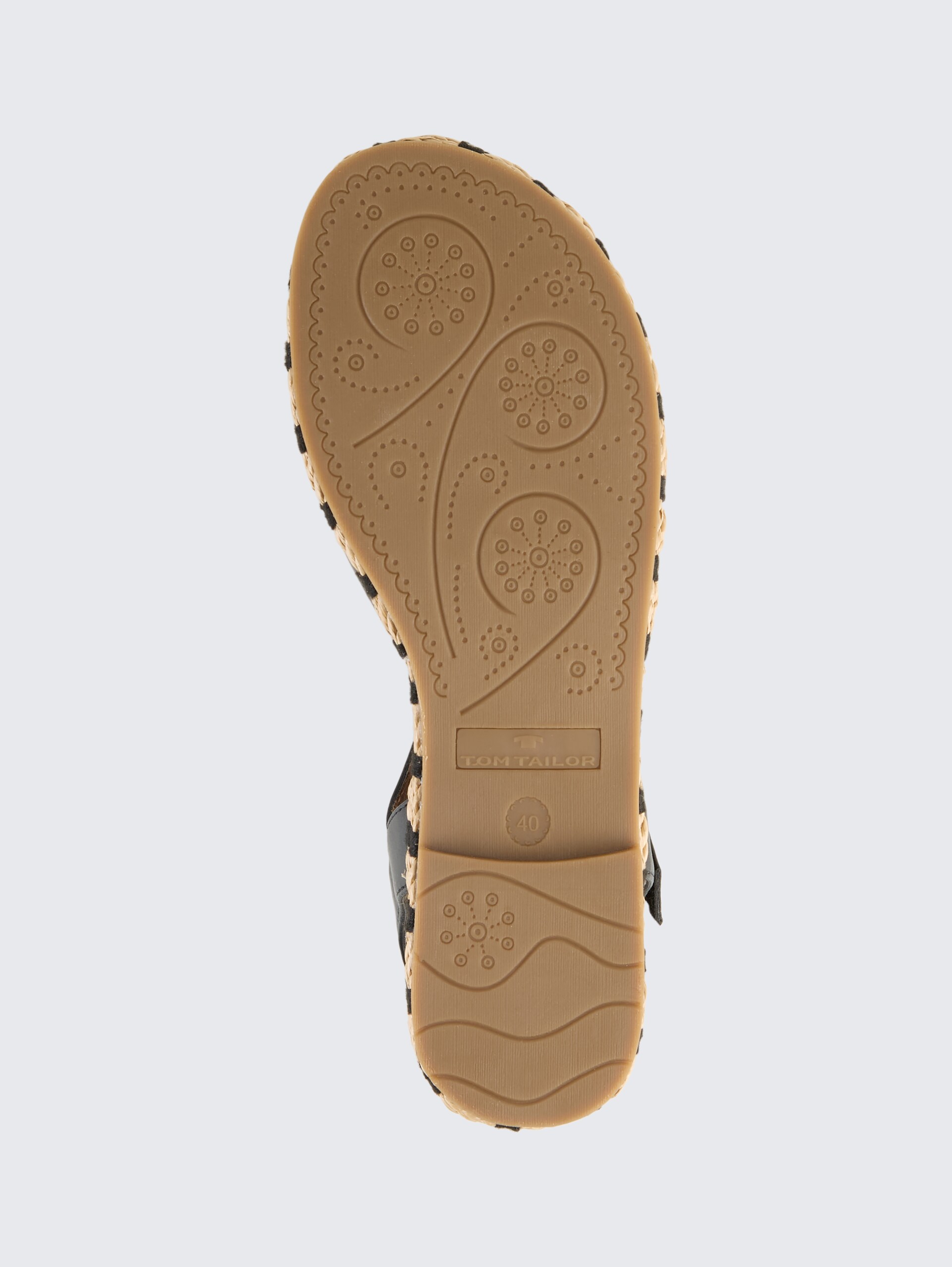 Sandalen mit weicher Sohle - black - Produkt-Ansicht Sohle