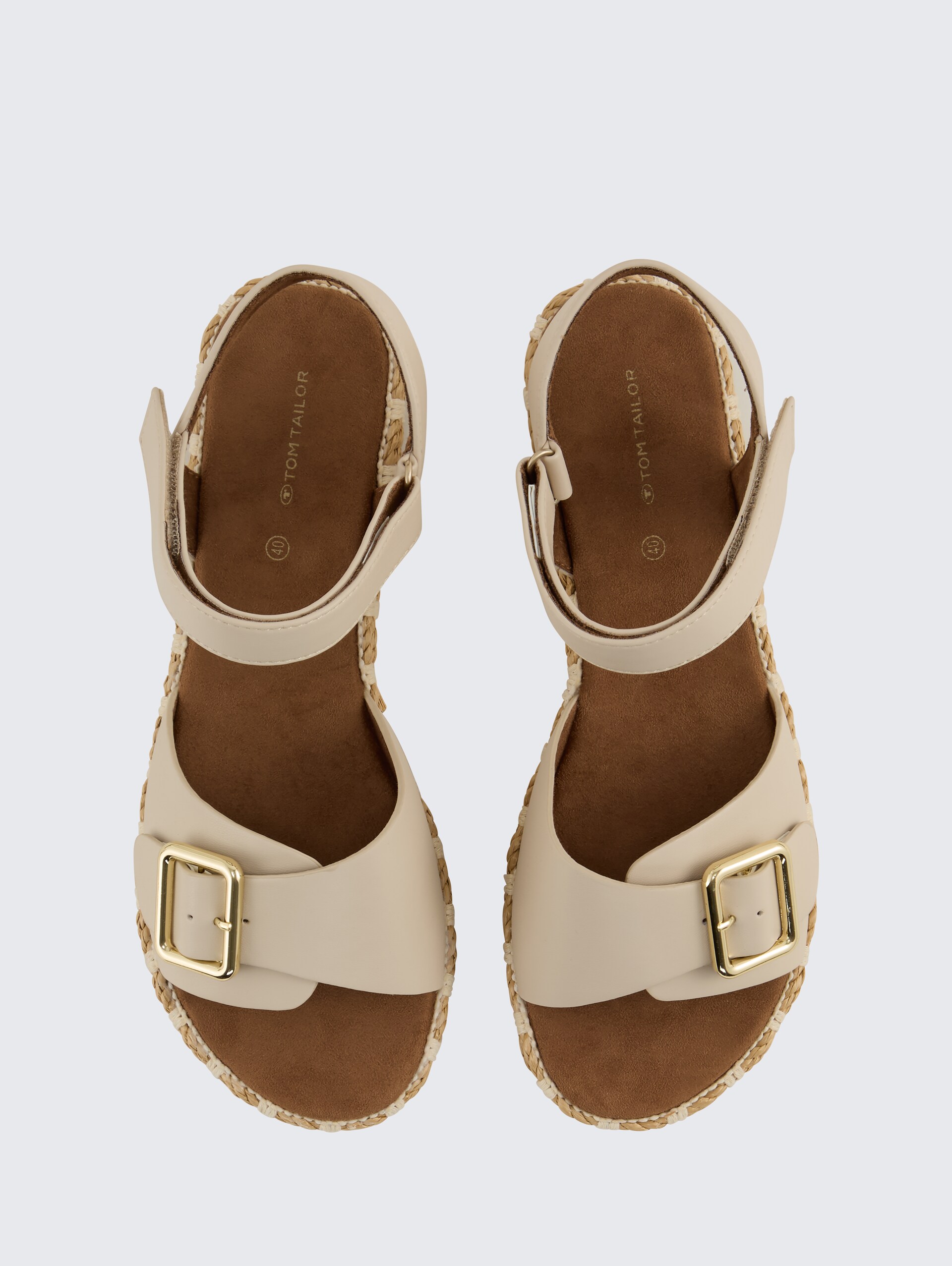 Sandalen mit weicher Sohle - cream - Produkt-Ansicht von oben 