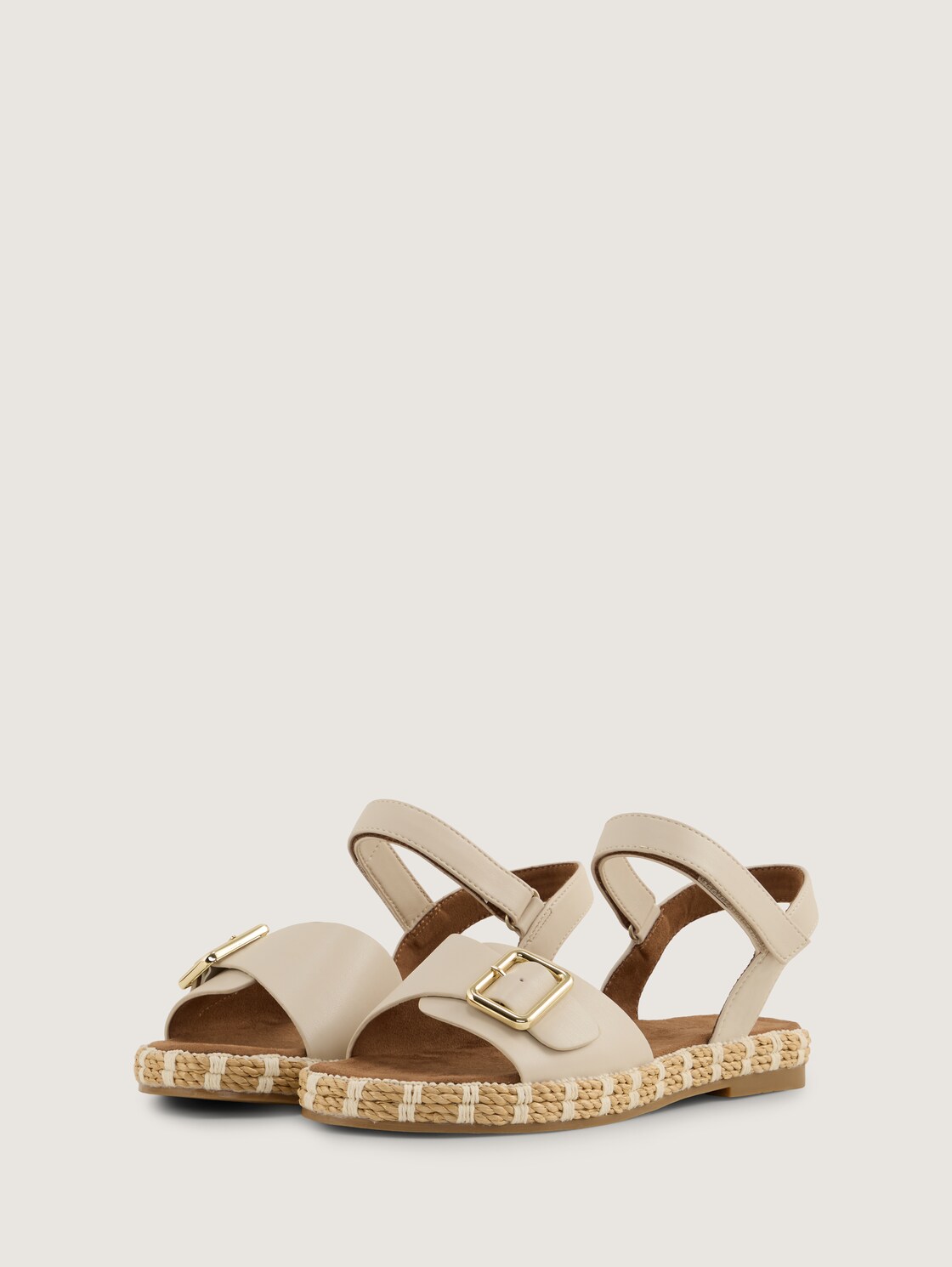 Sandalen mit weicher Sohle - cream - seitliche Produkt-Ansicht