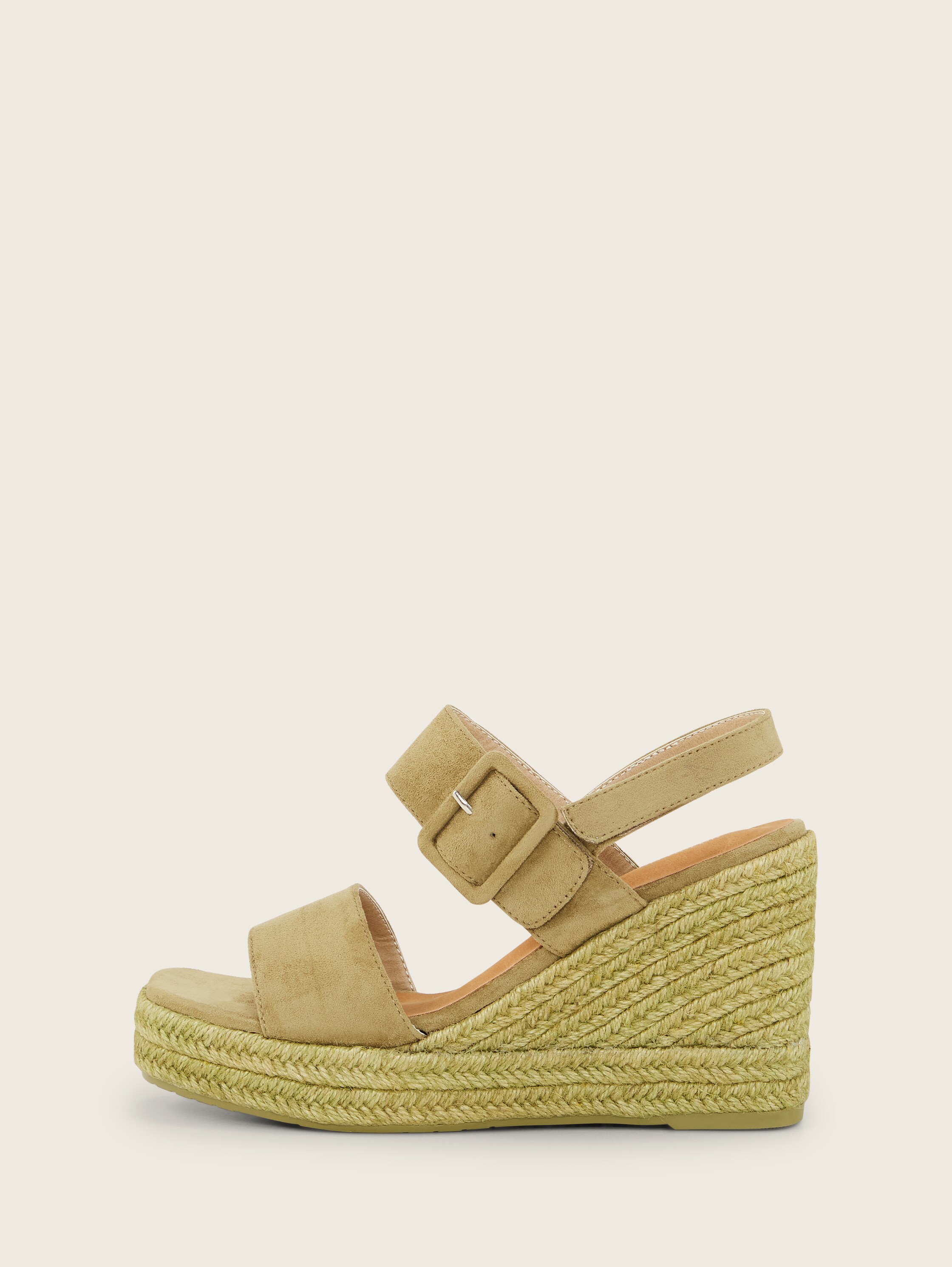 Keilsandalette mit Schnalle - green - 