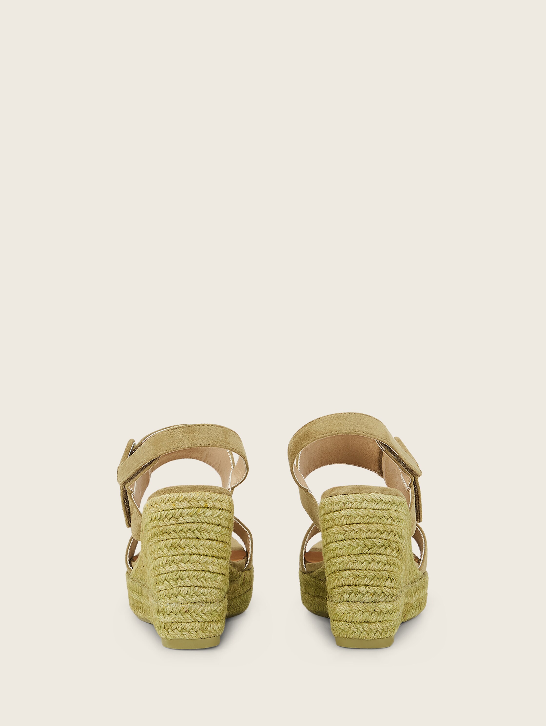 Keilsandalette mit Schnalle - green - 