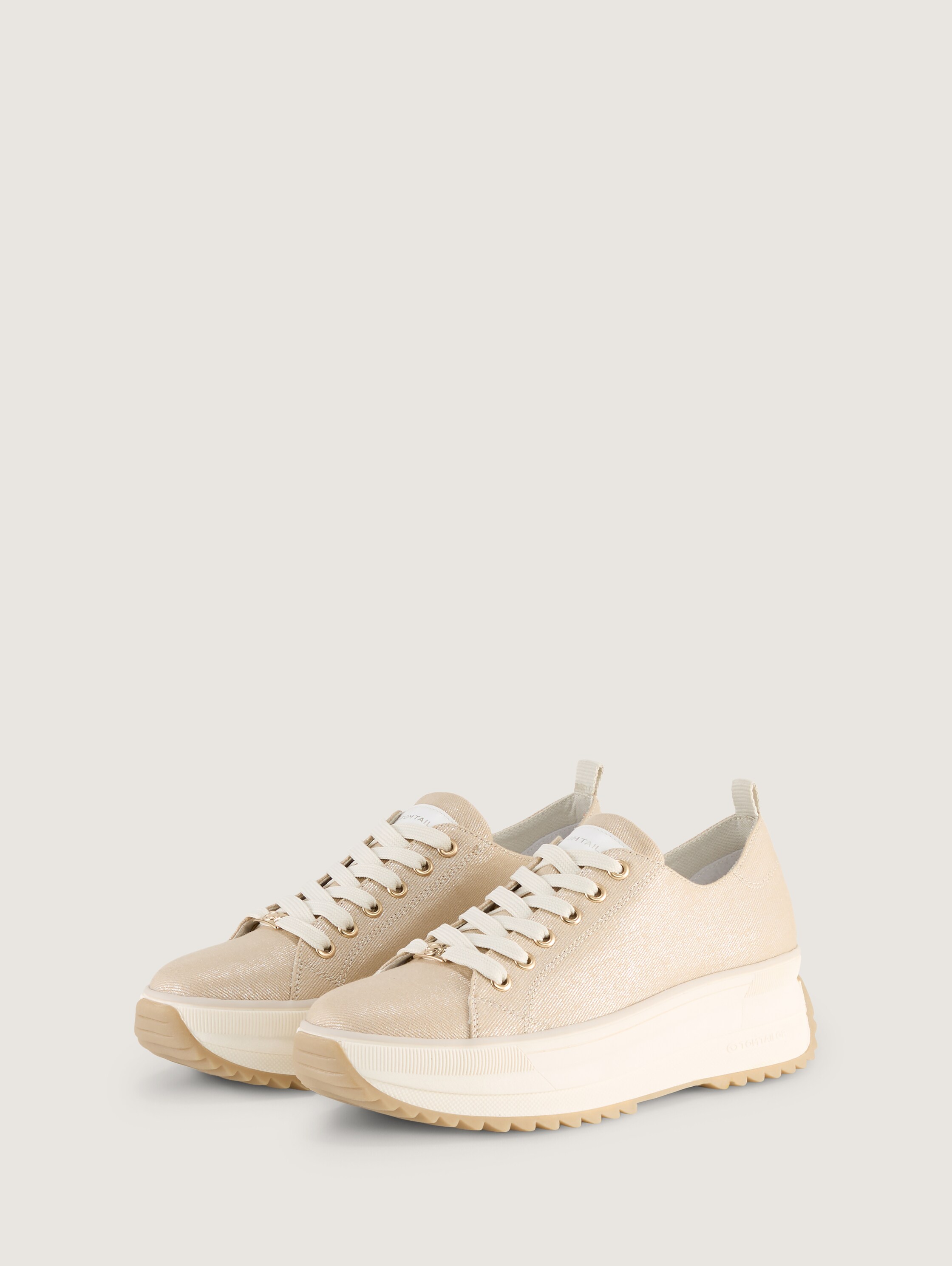 Sneaker mit Plateau - 1