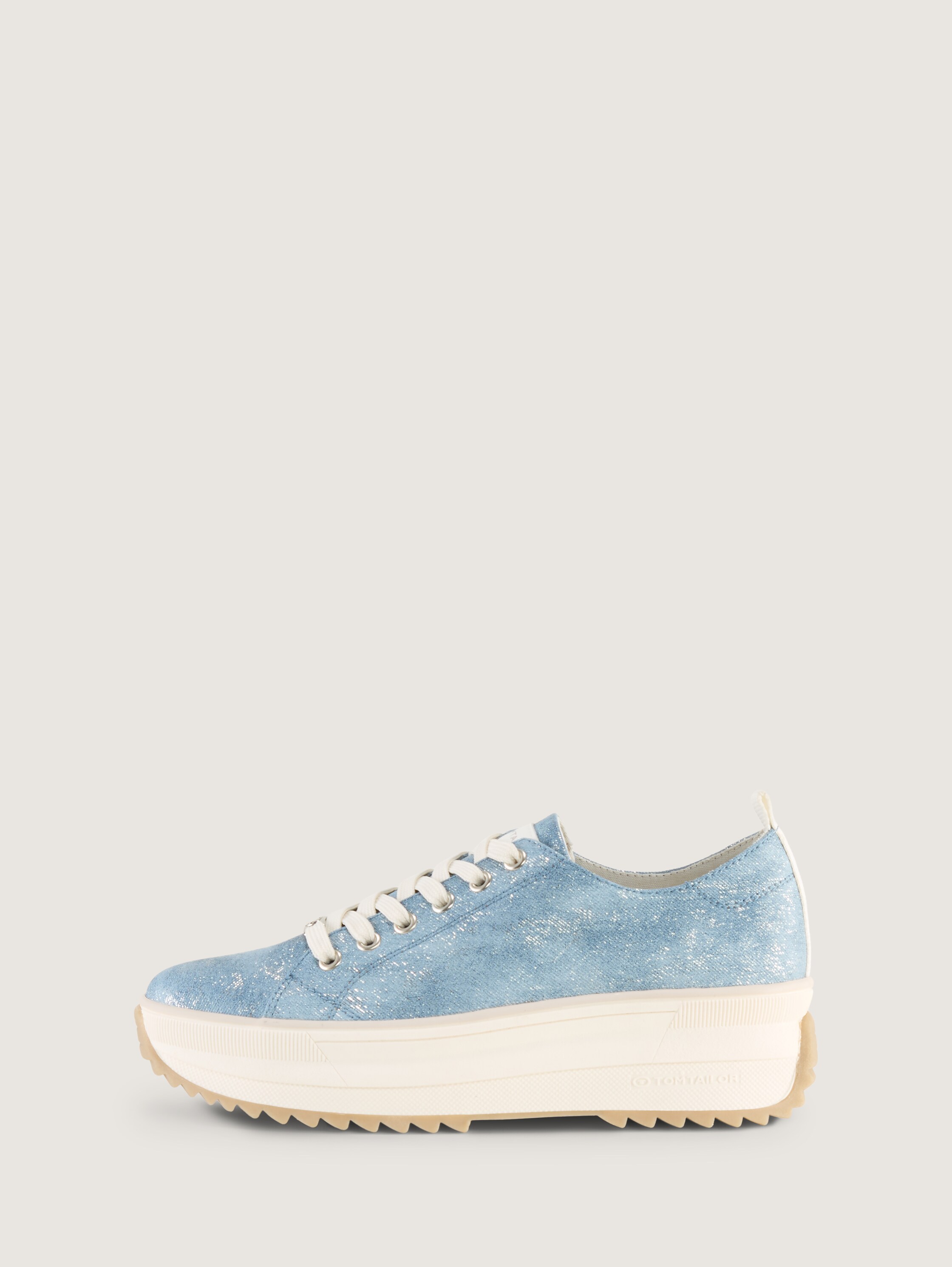 Sneaker mit Plateau - jeans - 