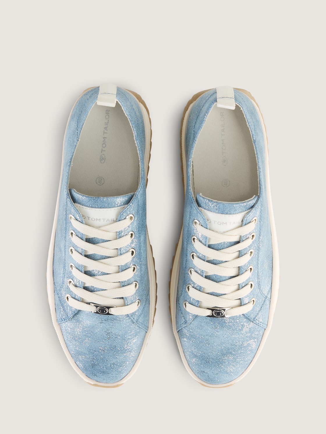 Sneaker mit Plateau - jeans - Produkt-Ansicht von oben 