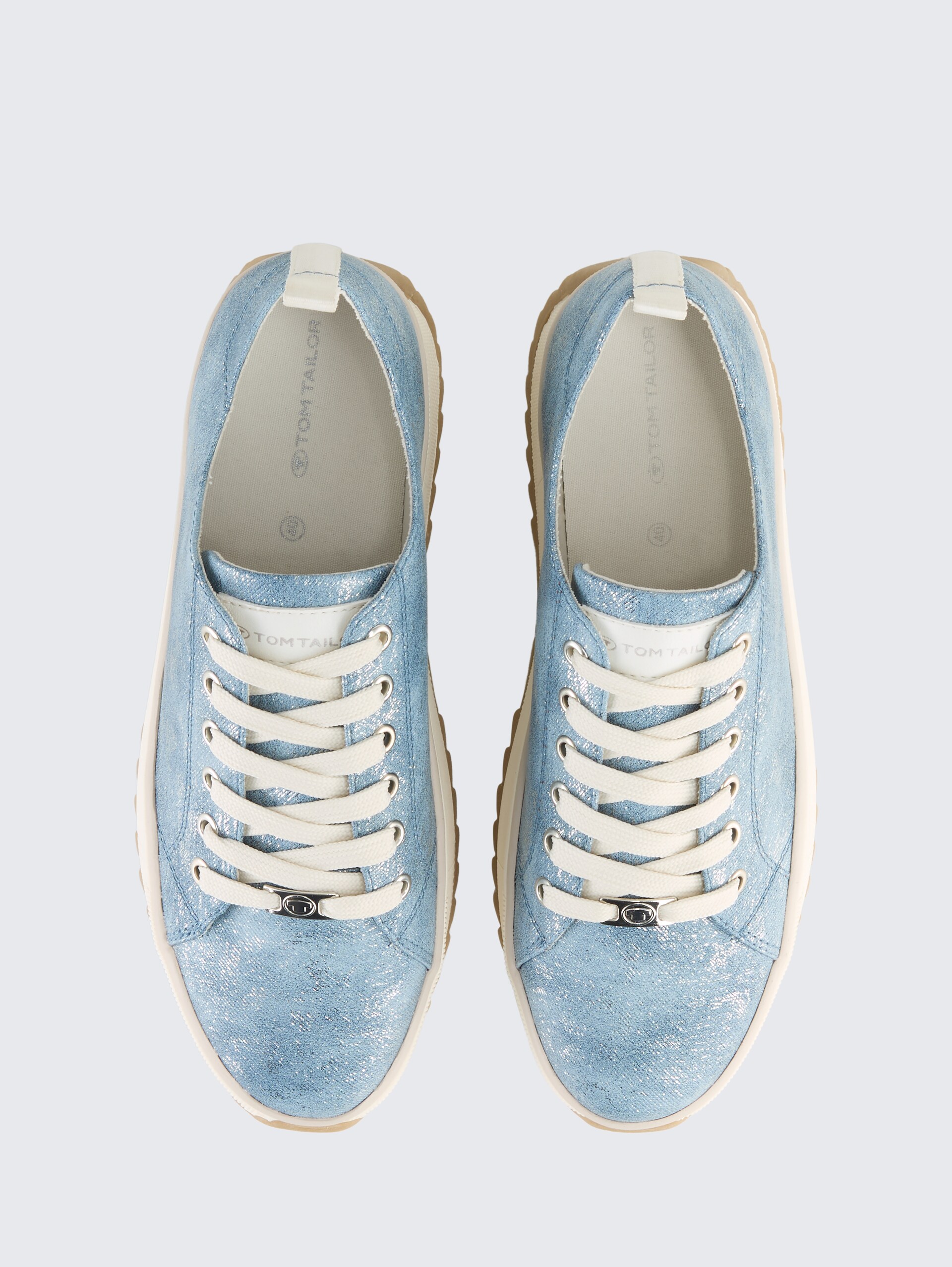 Sneaker mit Plateau - jeans - Produkt-Ansicht von oben 