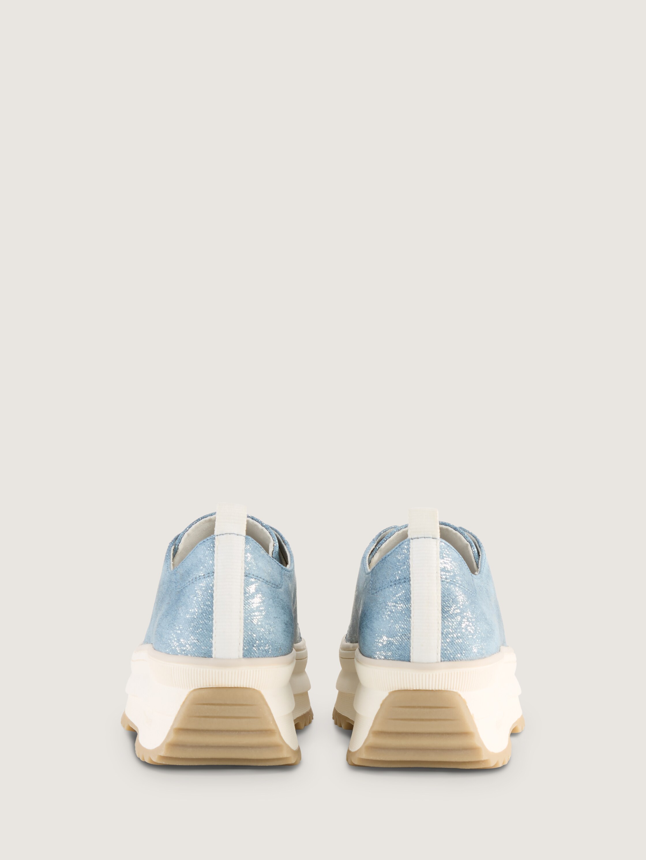 Sneaker mit Plateau - jeans - 