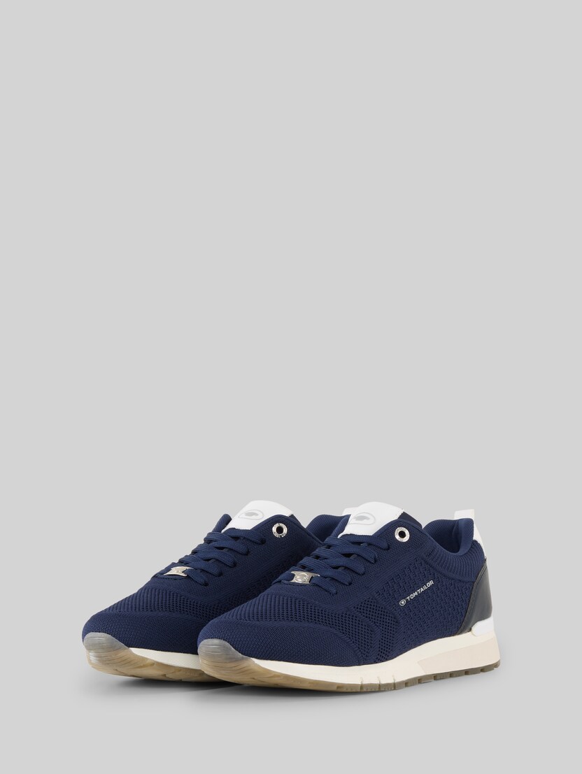 Sneaker mit Mesh-Einsatz von Women, navy