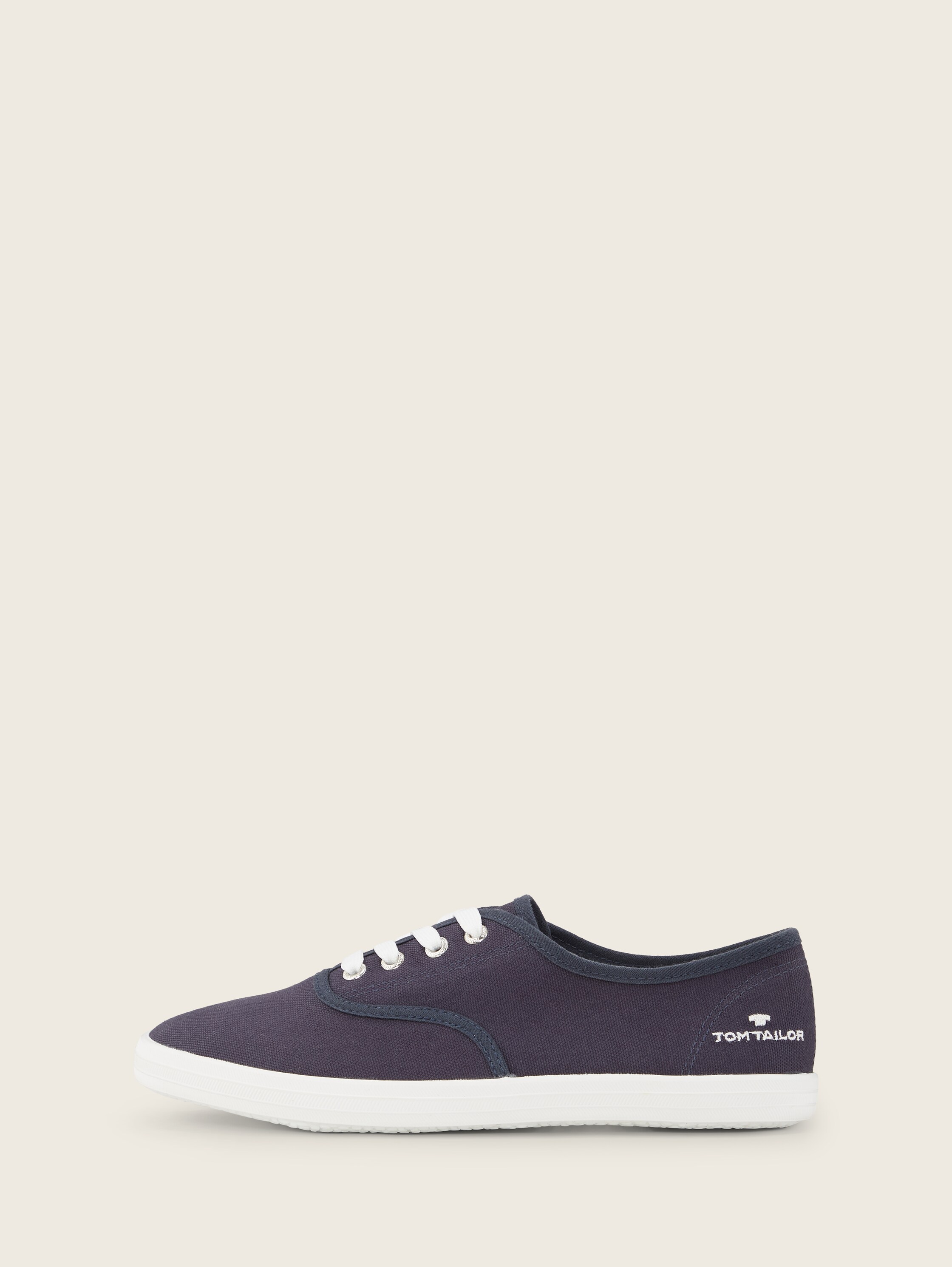 Basic Schnürschuhe - navy - seitliche Produkt-Ansicht