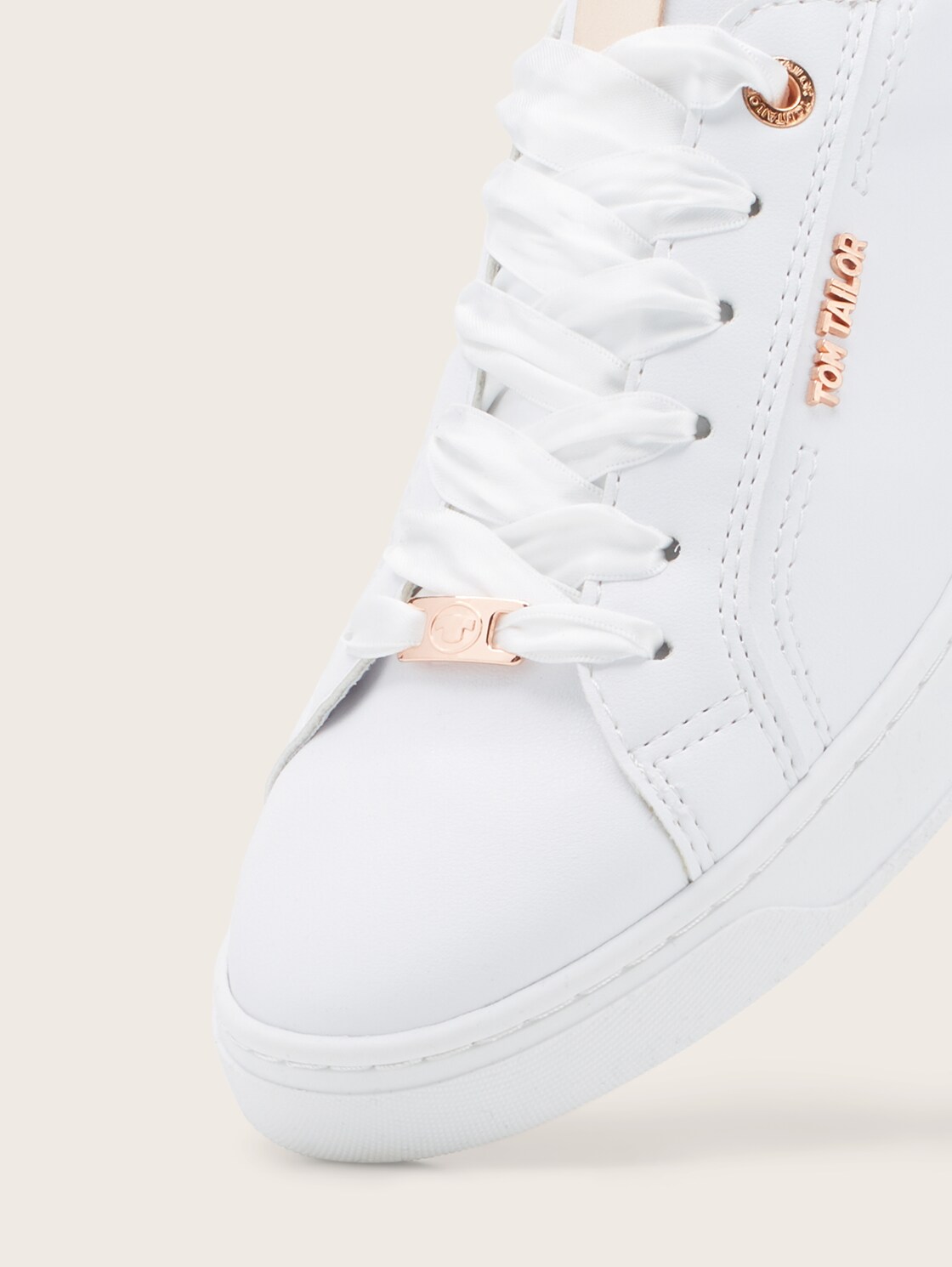 Sneaker mit Blumen-Print - white