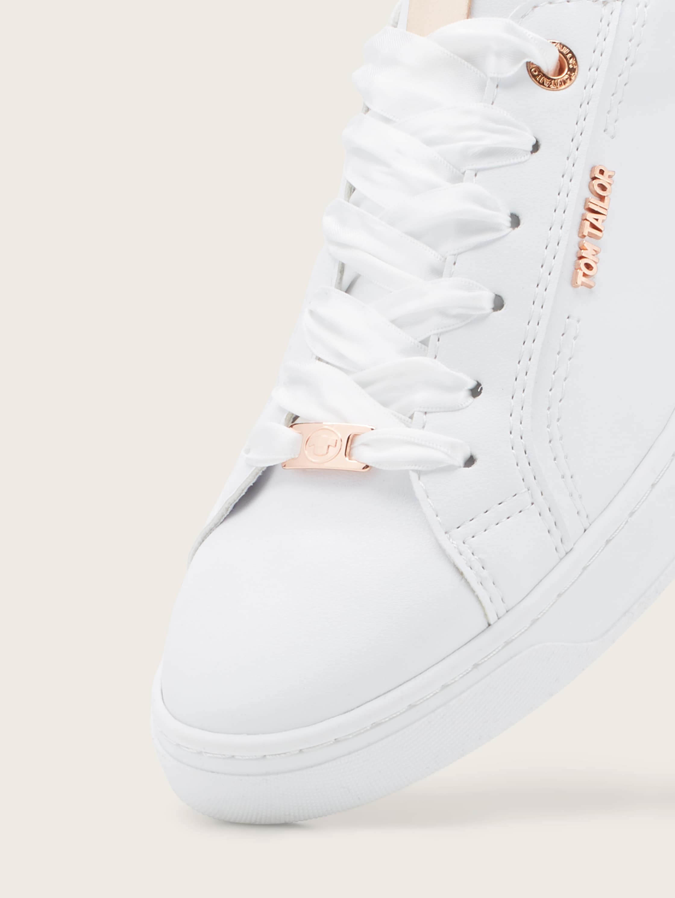 Sneaker mit Blumen-Print - white