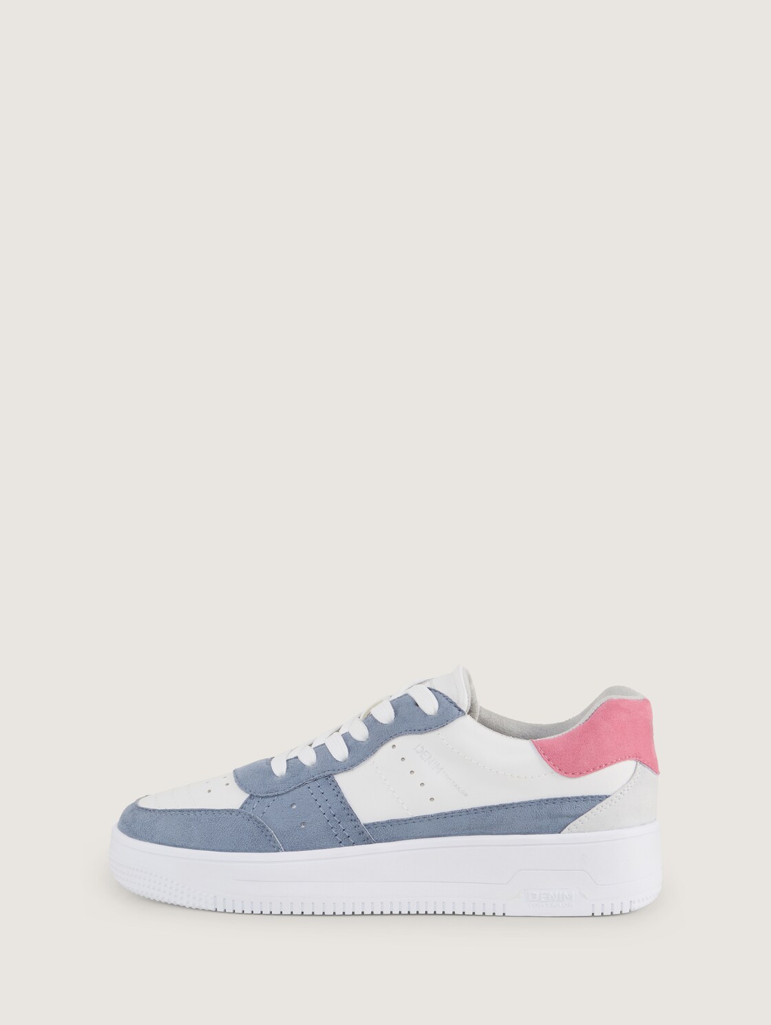 Sneaker mit erhöhter Sohle - Sky-white - seitliche Produkt-Ansicht