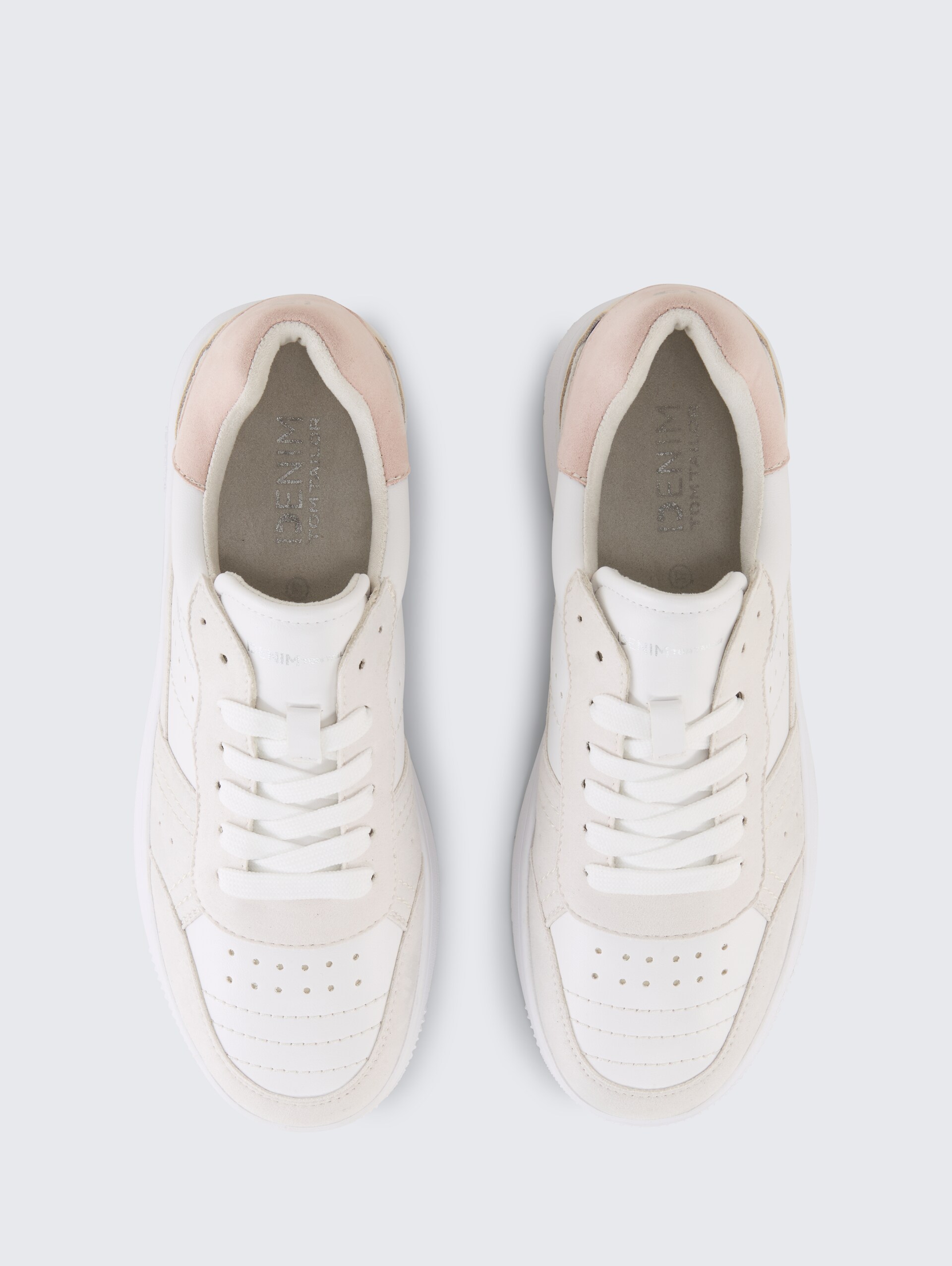 Sneaker mit erhöhter Sohle - white-rose - Produkt-Ansicht von oben 