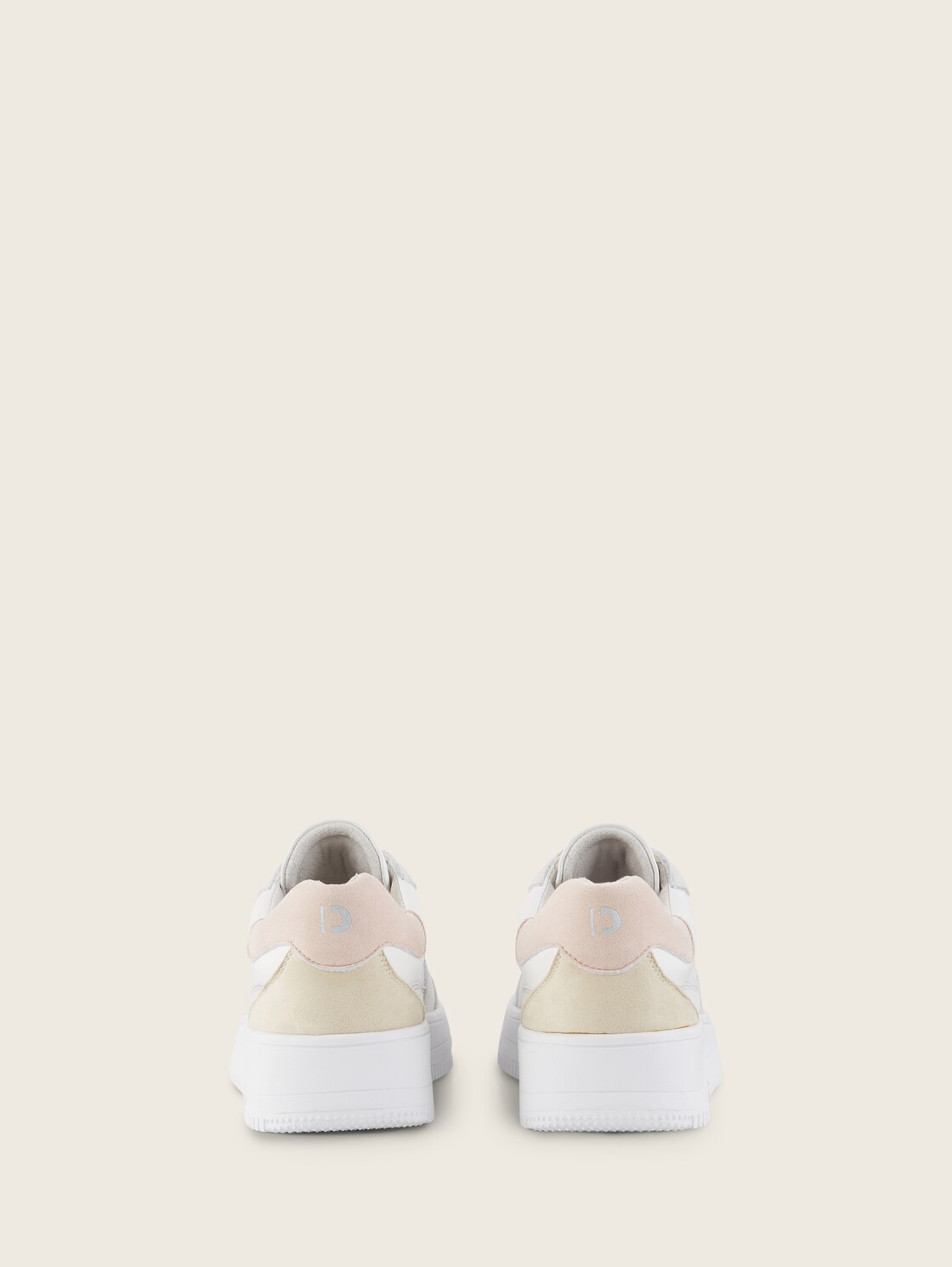 Sneaker mit erhöhter Sohle - white-rose - Produkt-Rückansicht