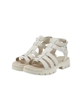 Ausgewählt, Fischersandale mit Blockabsatz von Tom Tailor, beige