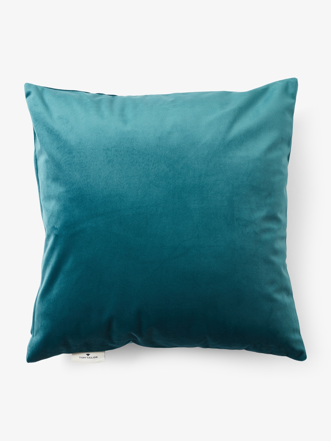 Kissenhülle in Samt-Optik - petrol