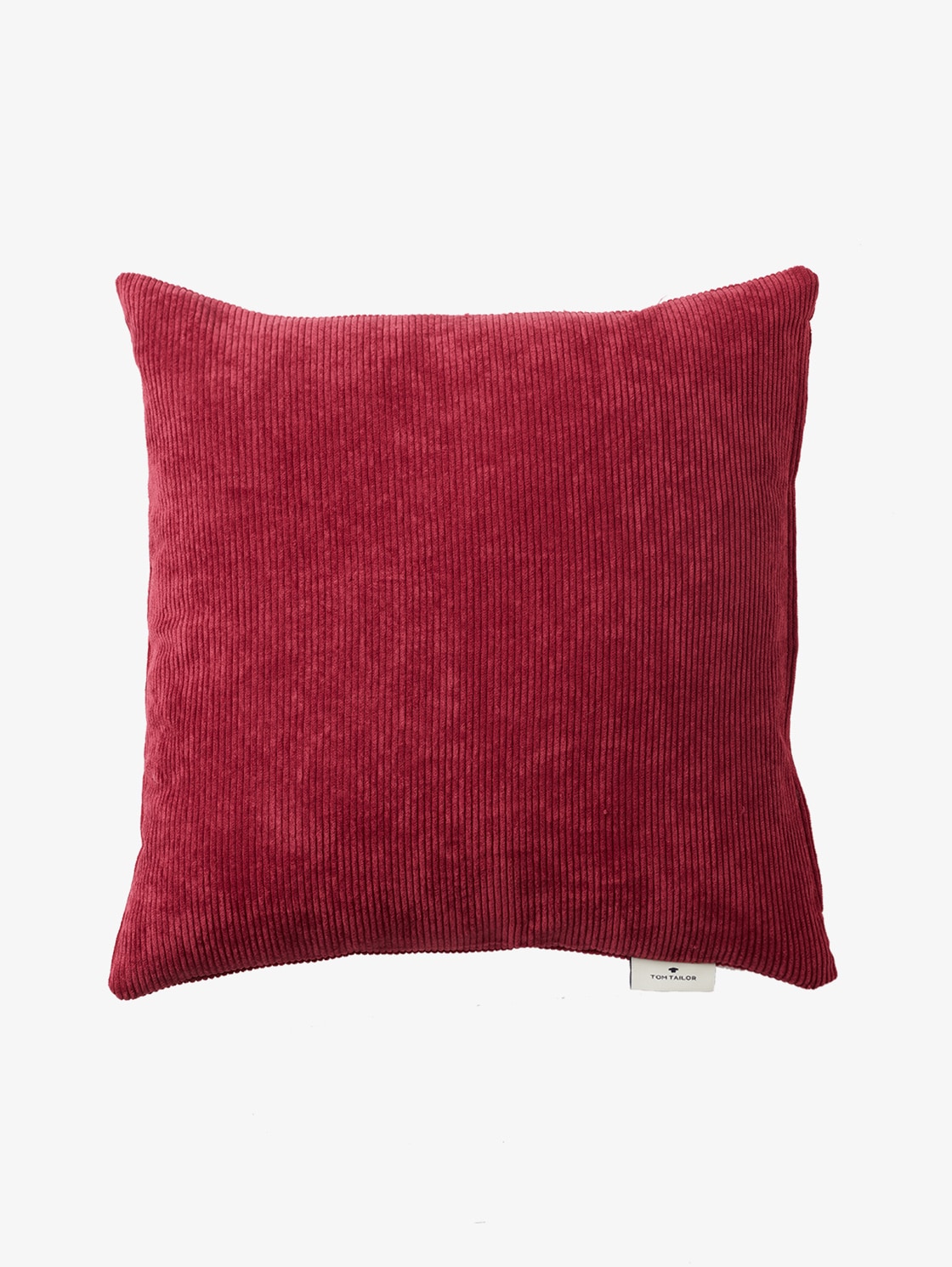 Kussenhoes in koordlook - wine-red