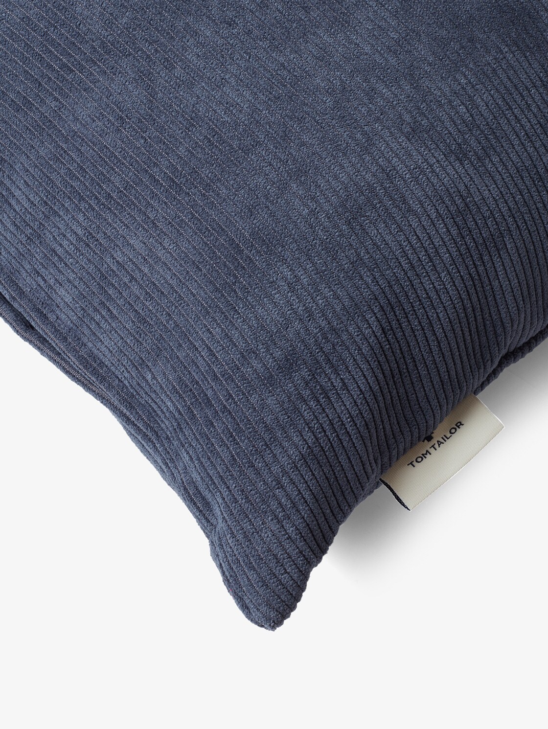 Kissenhülle in Cord-Optik - blue
