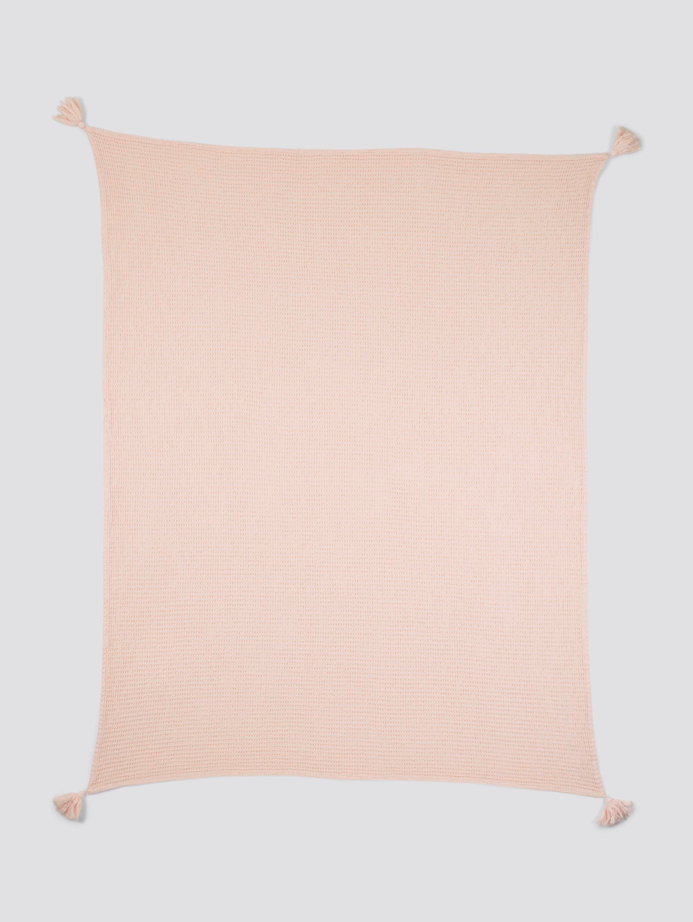 Blanket with tassels - rose - 