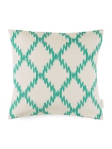 Sélectionné, Housse de coussin réversible à carreaux dentelés par Tom Tailor, verdoyant