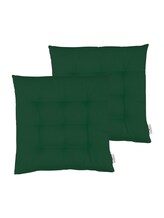 Ausgewählt, Unifarbenes Sitzkissen im 2er Pack von Tom Tailor, grün