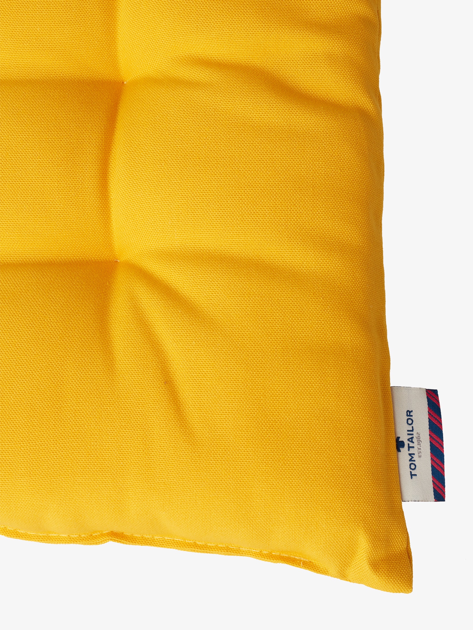 Unifarbenes Sitzkissen im 2er Pack - sun