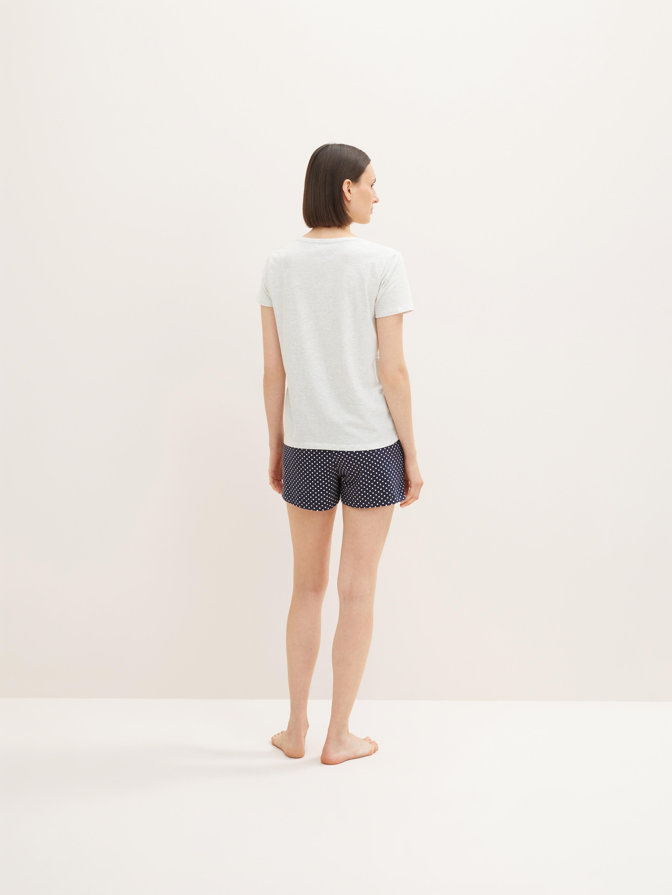 Pyjamaset met stippenpatroon - blue_allover -
