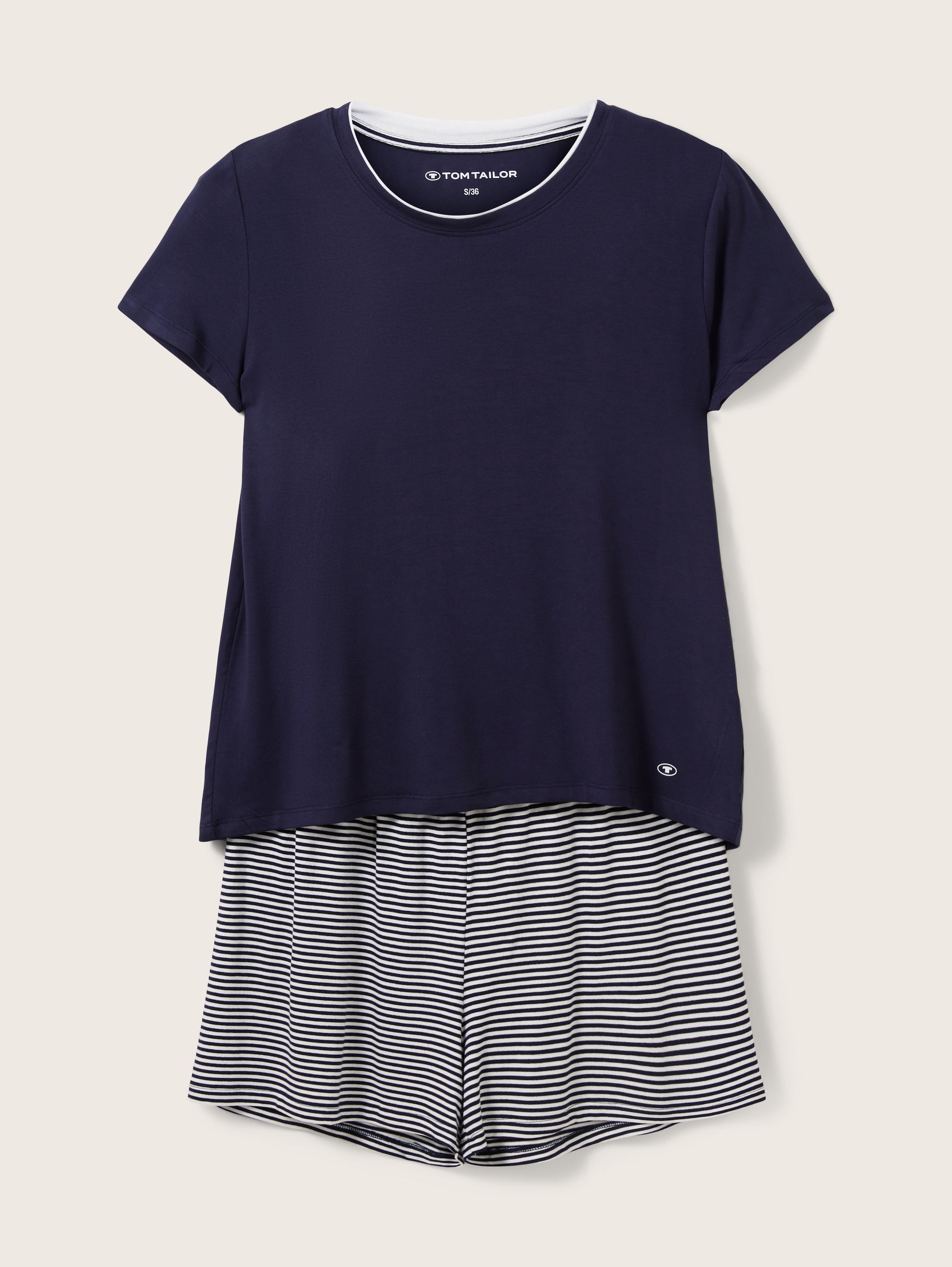 Pyjamaset met gestreept patroon - blue_ring -