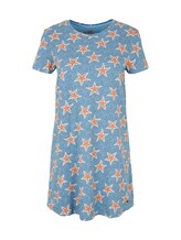 Geselecteerd, nachthemd met patroon door Tom Tailor, blauw