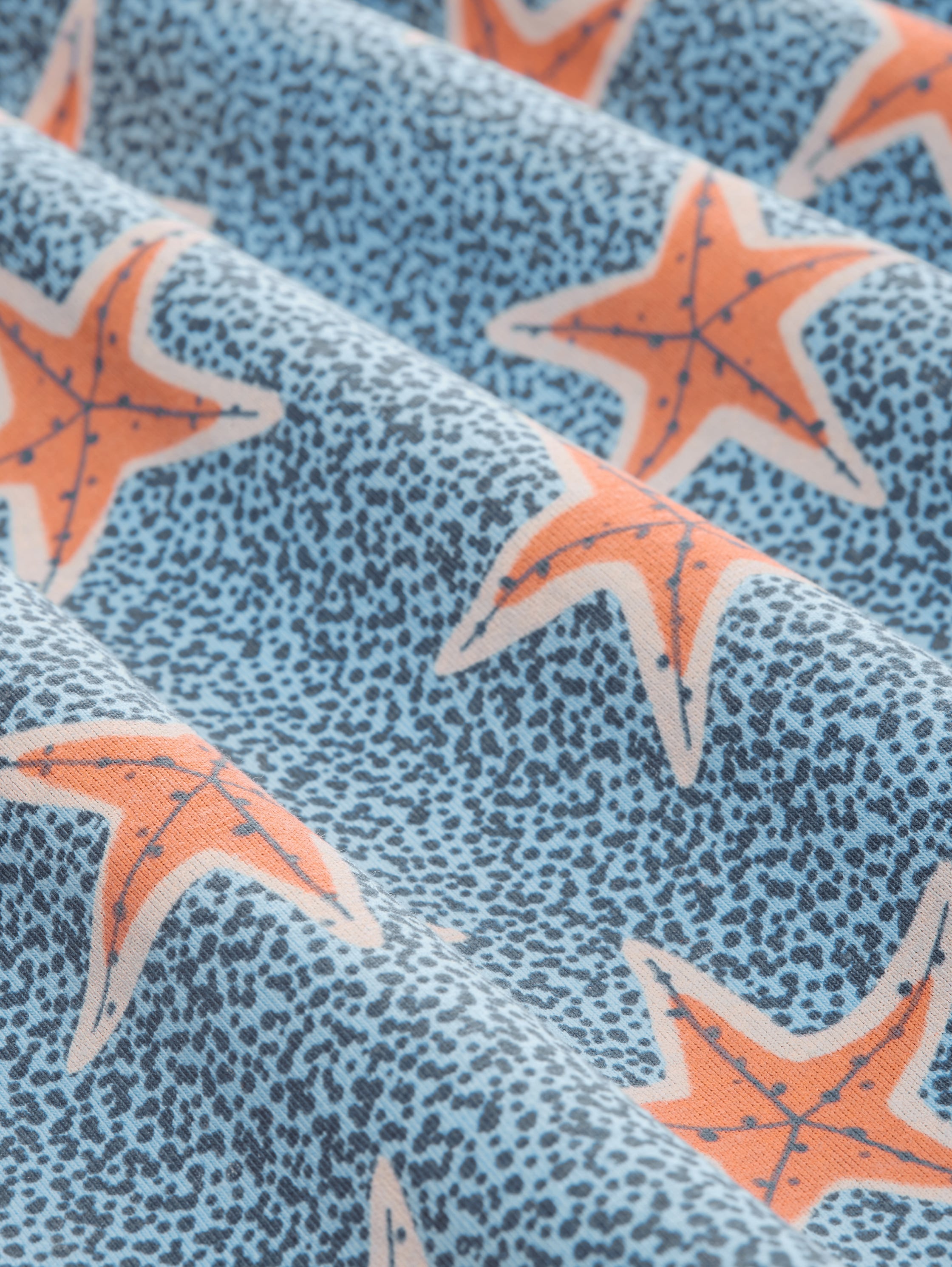 nachthemd met patroon - blue allover - Materiaalweergave