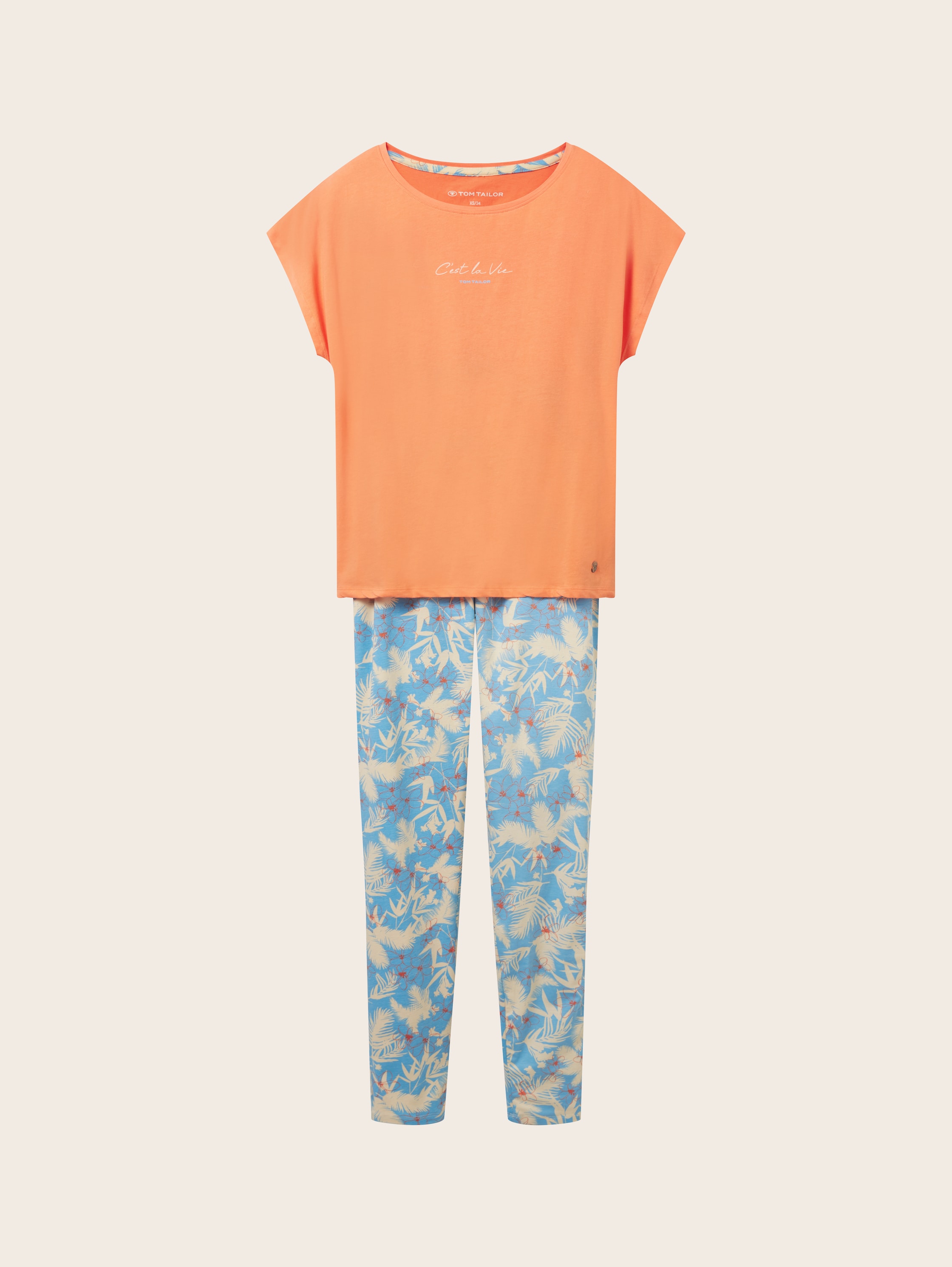 Pyjama Set - light-blue-allover