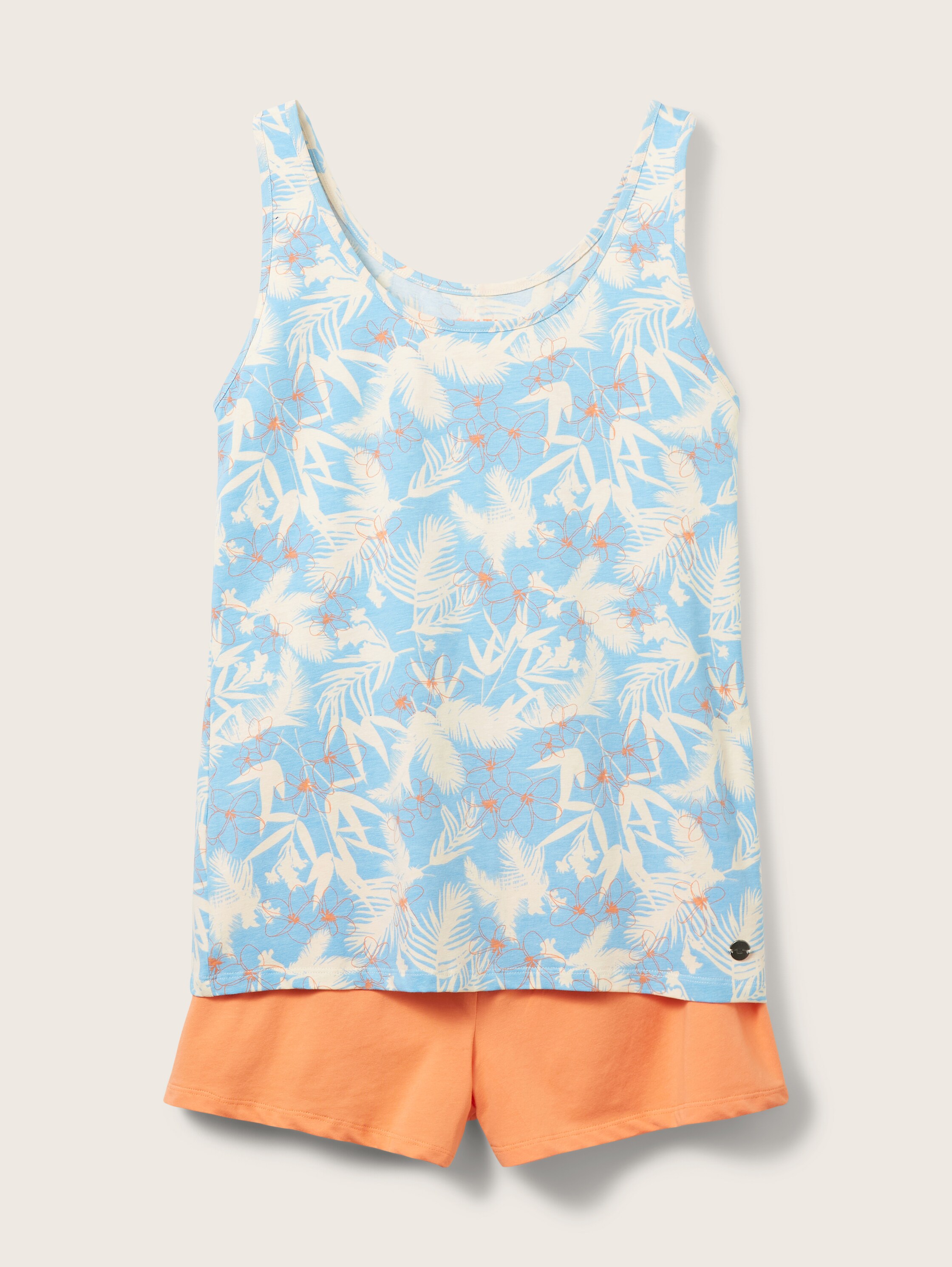 Pyjama-Set - light-blue-allover