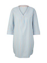 Ausgewählt, Nachthemd mit Streifenmuster von Tom Tailor, blau