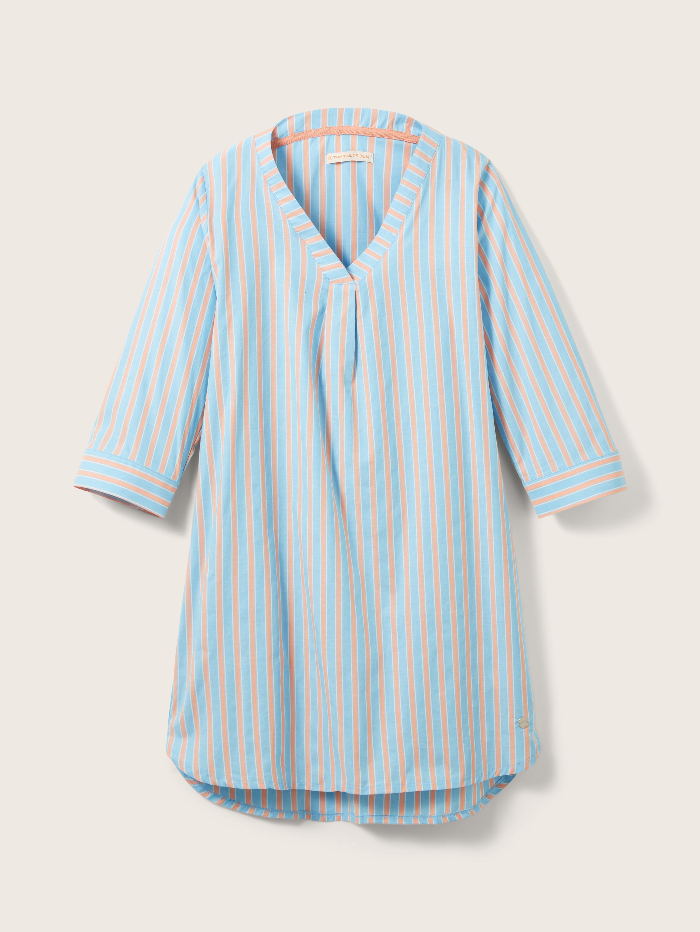Nachthemd mit Streifenmuster - blue stripes