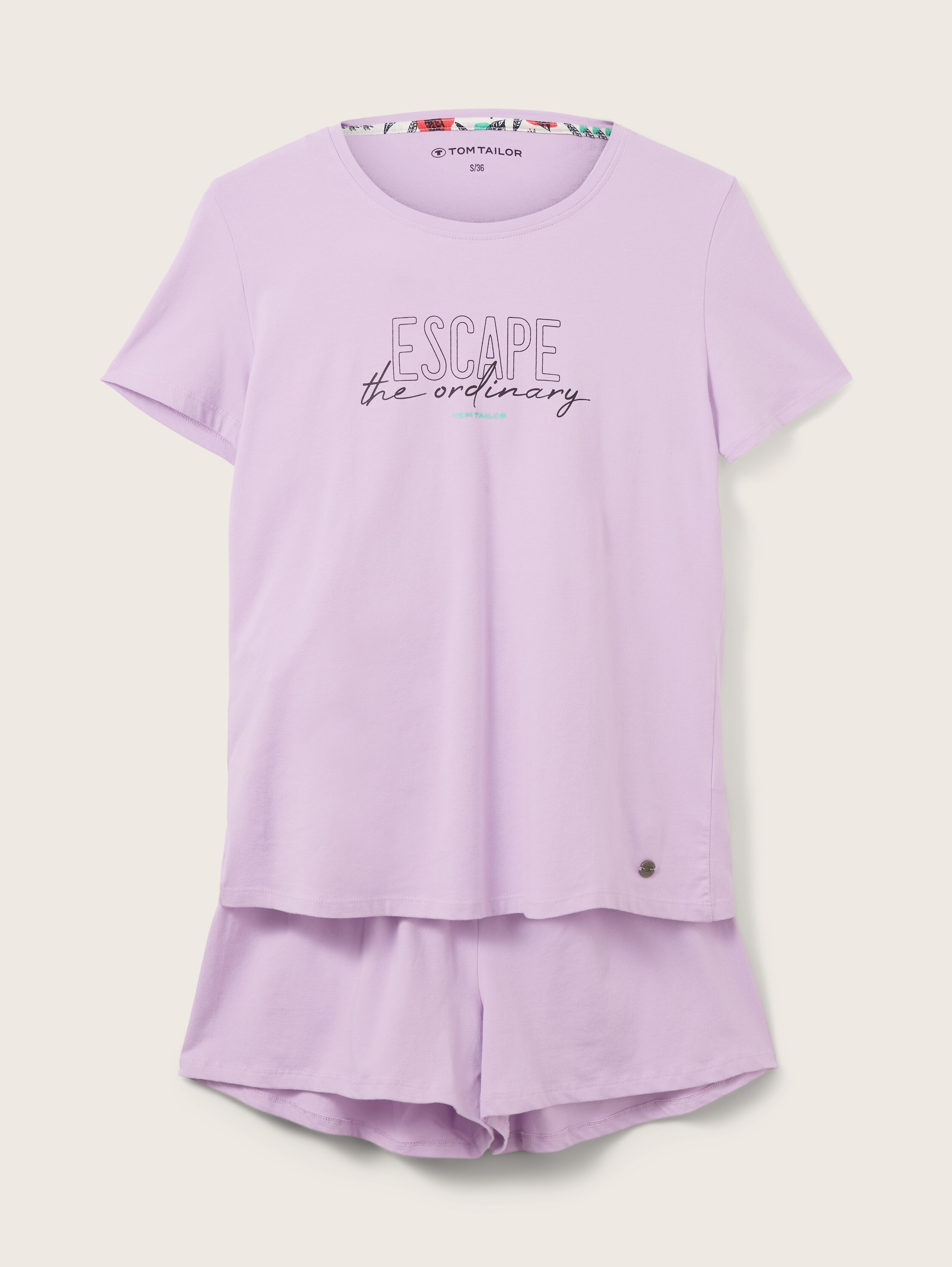 Pyjama-Set mit Textprint - 4
