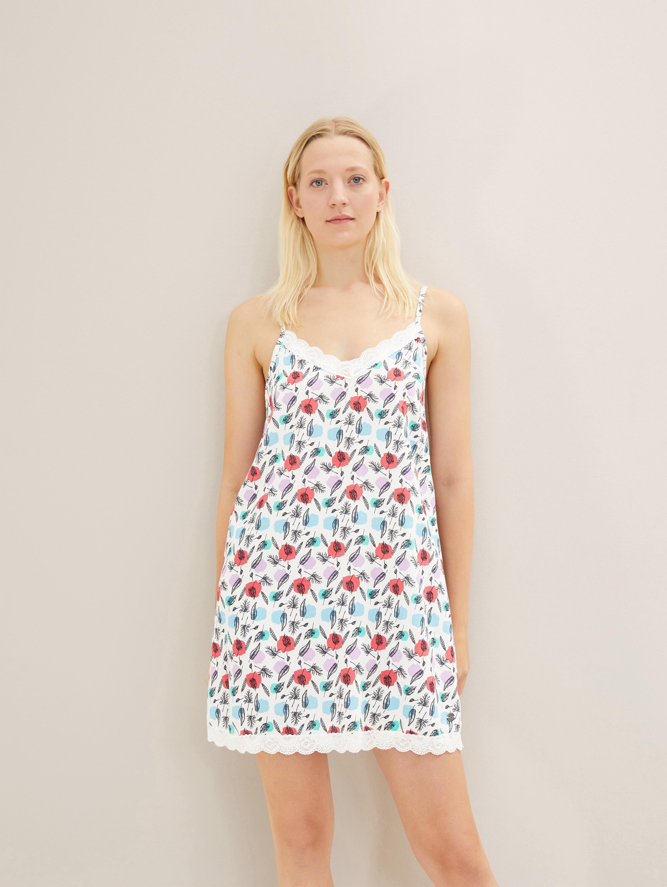 Nachthemd mit Blumenprint - 2
