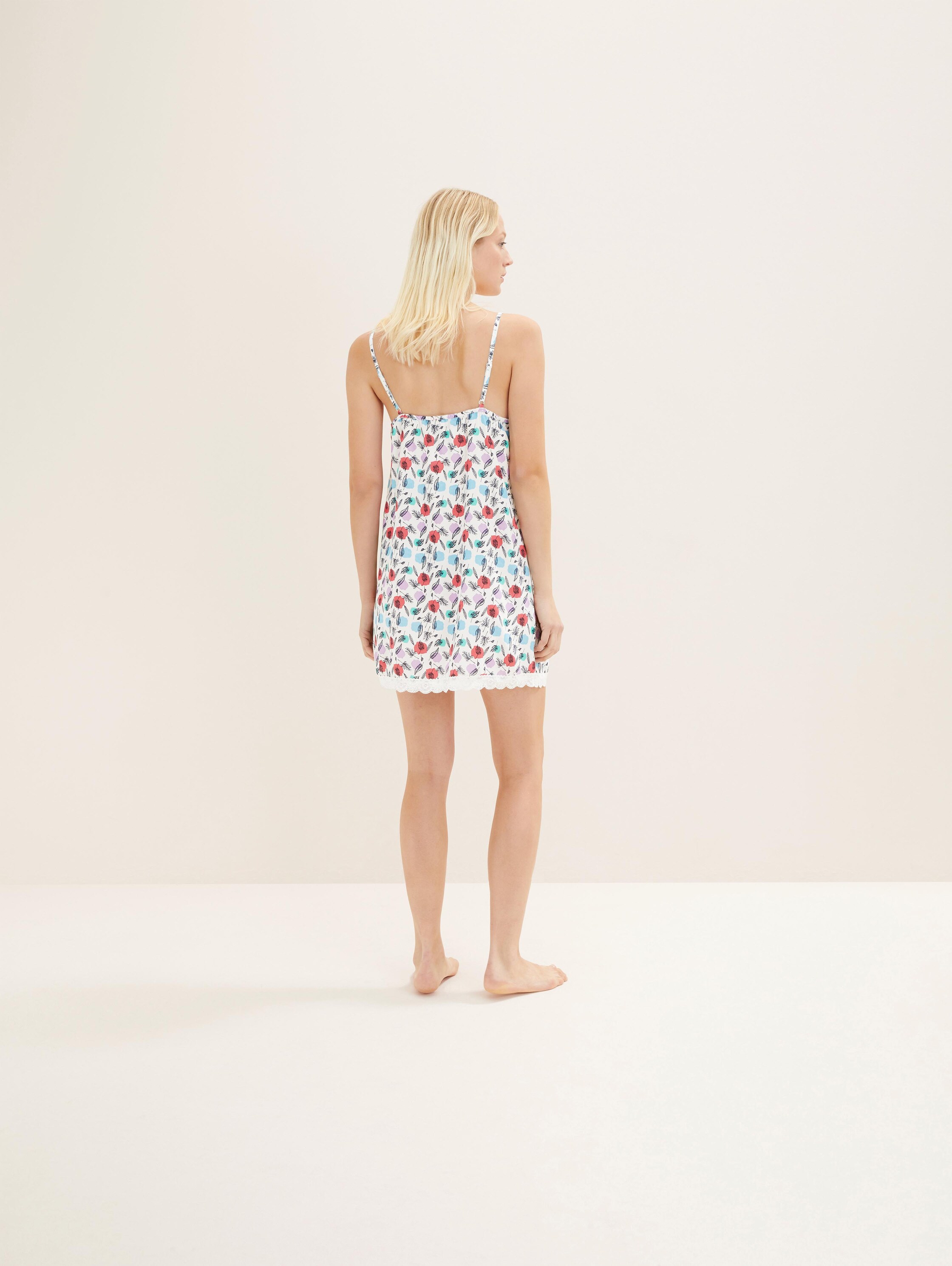 Nachthemd mit Blumenprint - 3