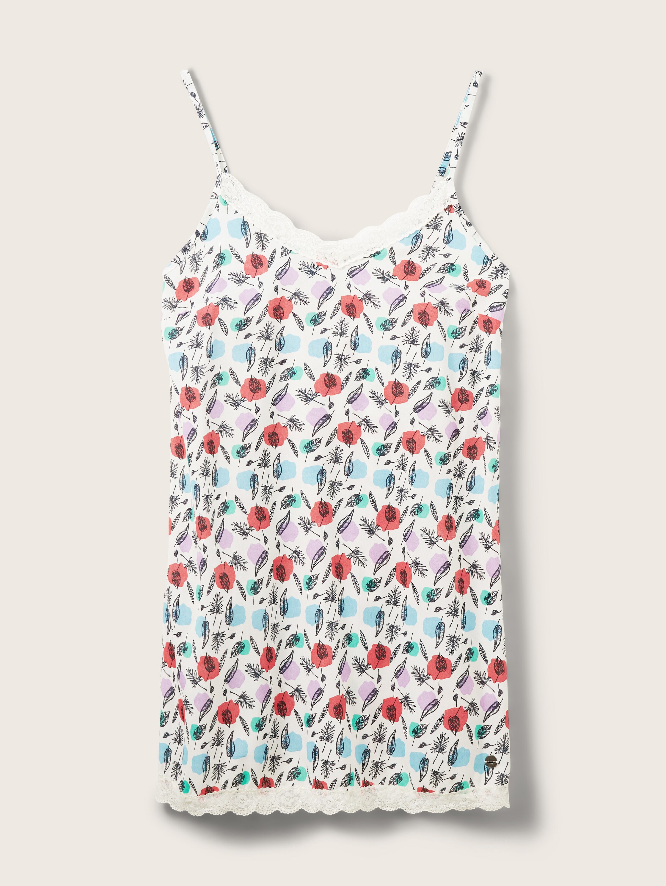 Nachthemd mit Blumenprint - 4
