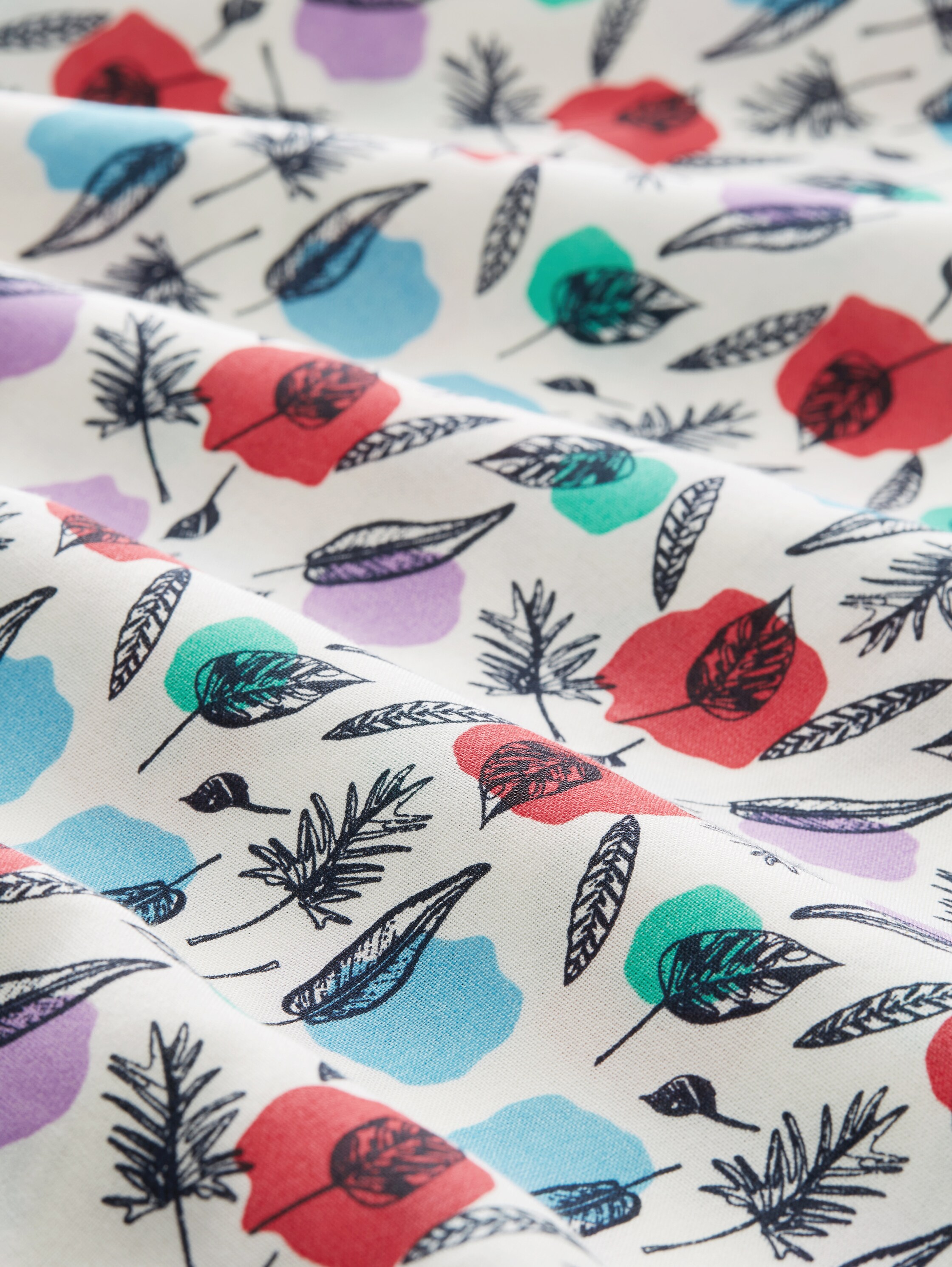 Nachthemd mit Blumenprint - 6