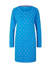 Geselecteerd, Nachthemd met print door Tom Tailor, blauw