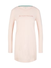 Geselecteerd, Nachthemd met logoprint door Tom Tailor, beige