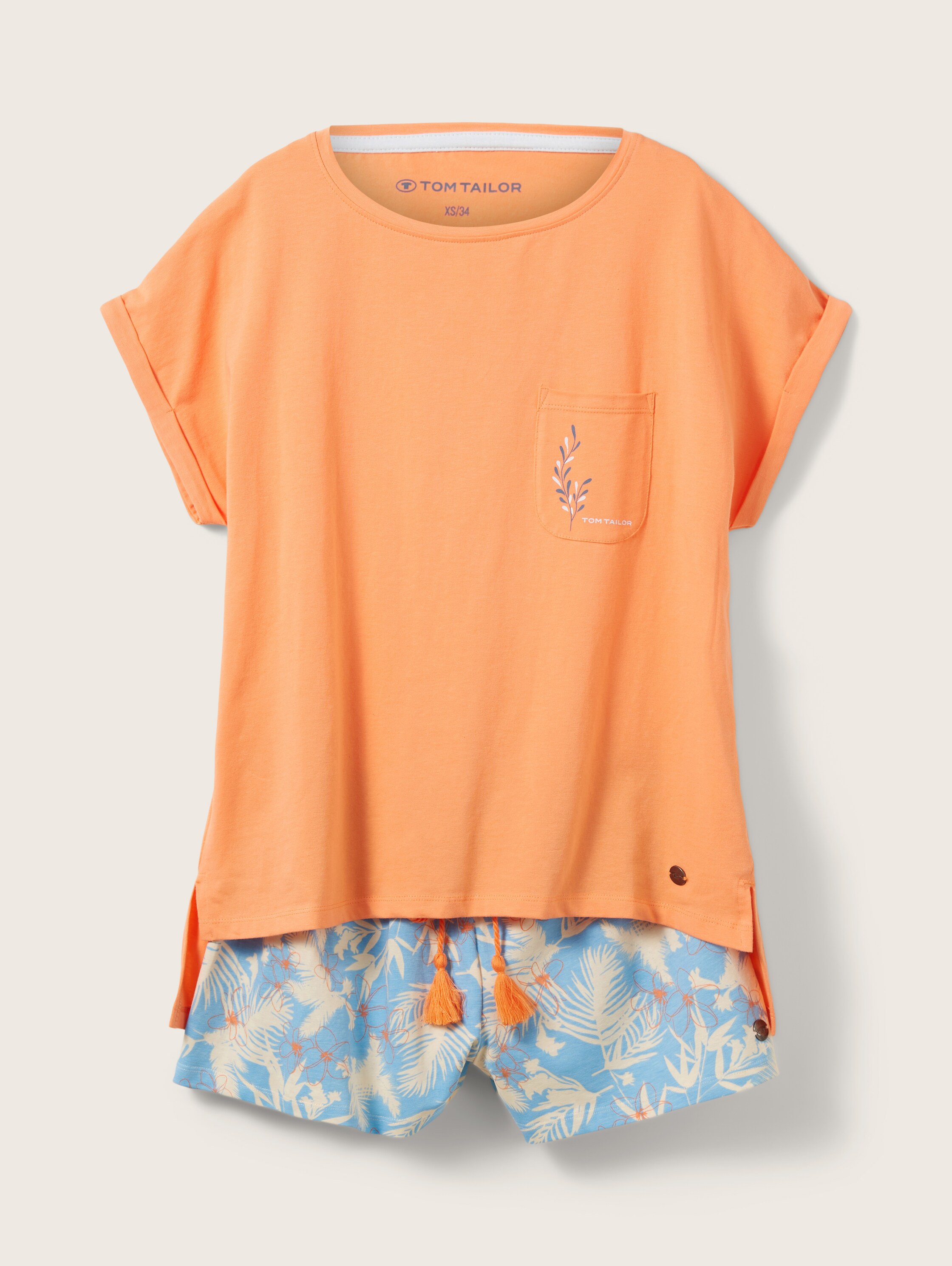 Zomernachtkledingset - brick / L