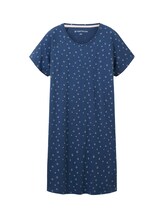 Geselecteerd, Nachthemd met allover-print door Tom Tailor, blauw