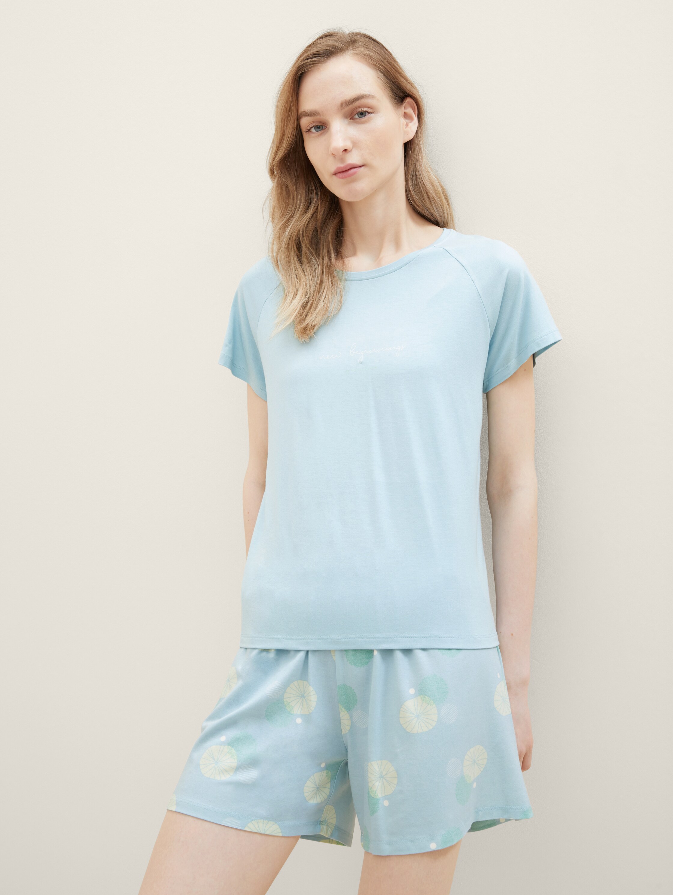 Pyjama-Set mit Print - 1