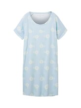 Sélectionné, Chemise de nuit à motifs par Tom Tailor, bleu