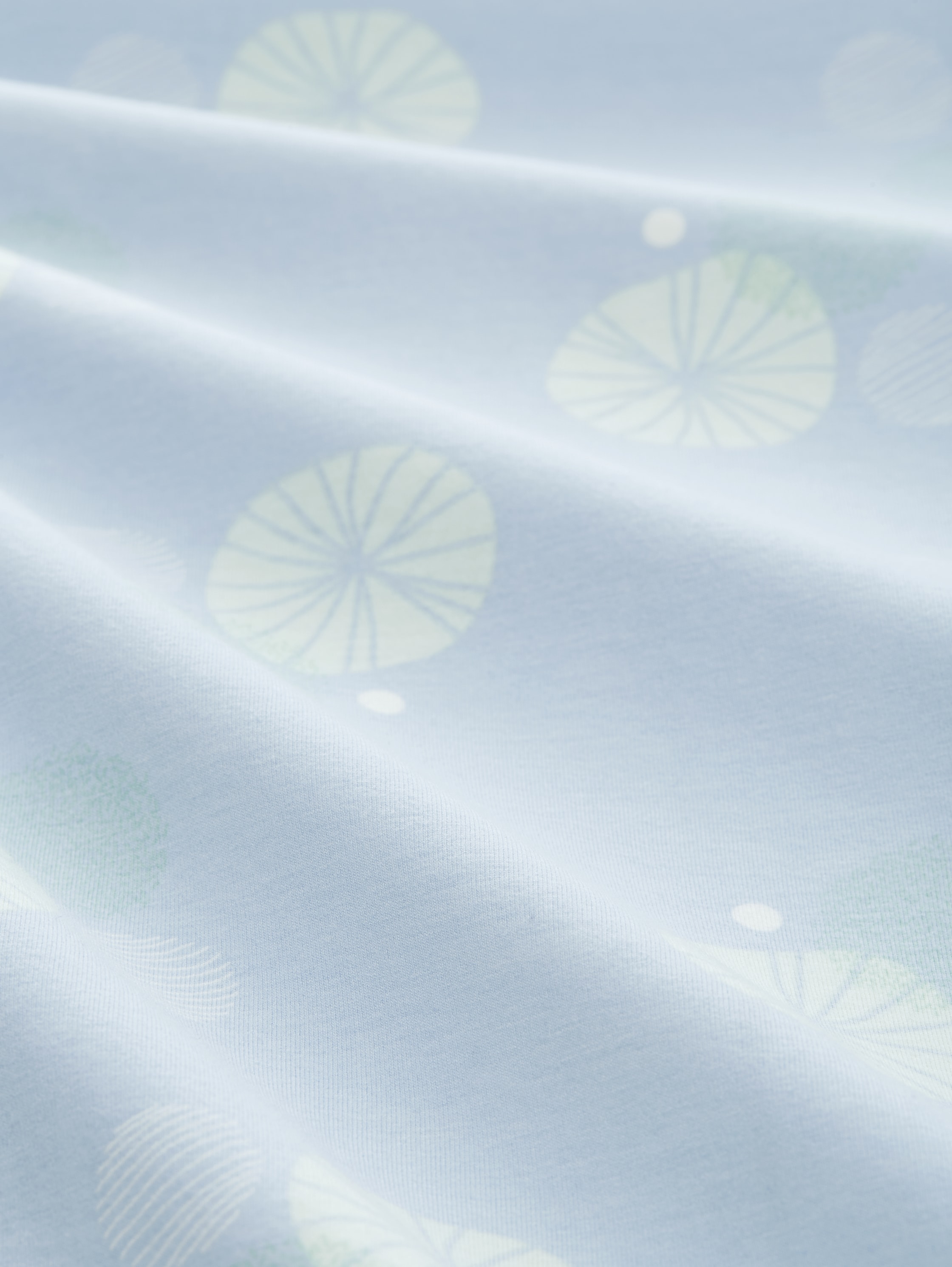 Chemise de nuit à motifs - blue-medium-allover - Vue de la matière