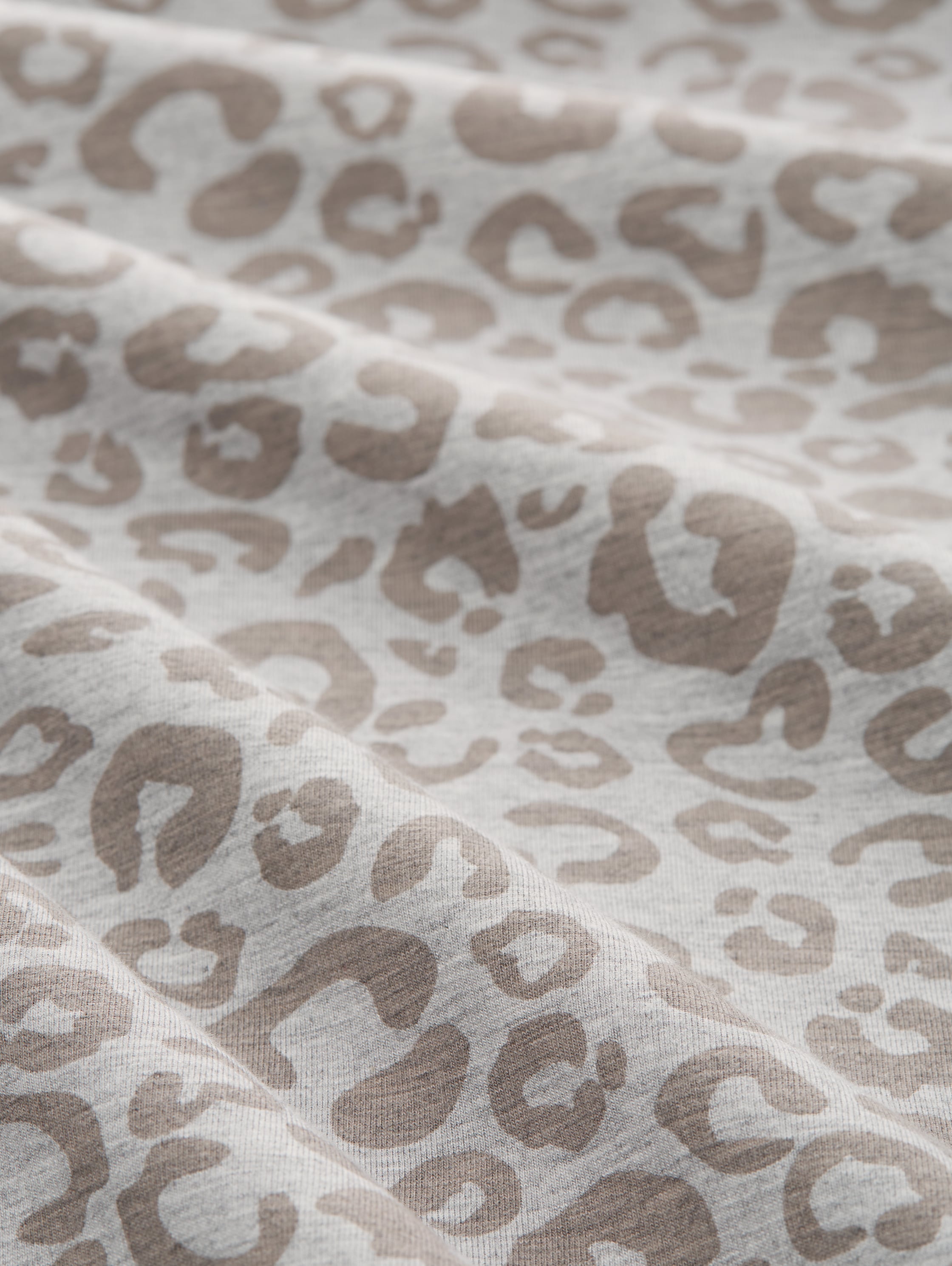 Nachthemd mit Leo-Print - greymediumallover - 