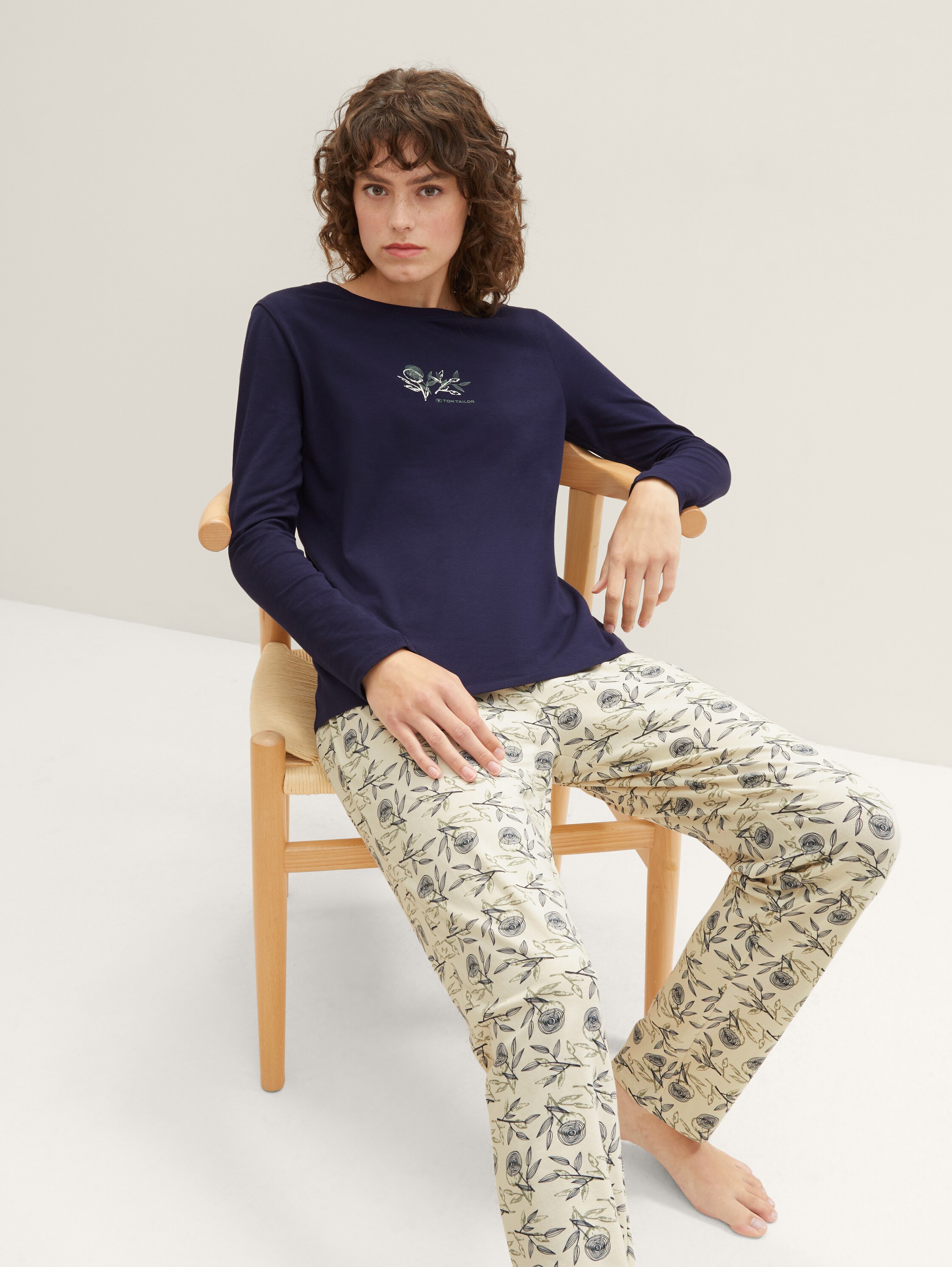 Pyjama mit Allover-Print - 1
