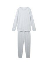 Ausgewählt, Pyjama mit Allover-Print von Tom Tailor, blau